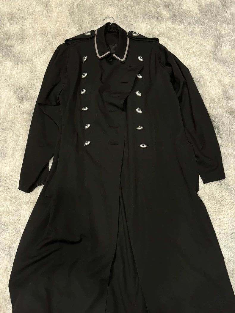 yohji yamamoto Eyeball embroidered coat-2505