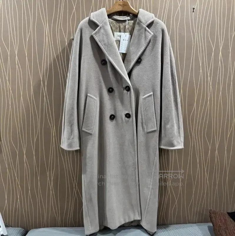 Max Mara MaxMara Women's Light Gray Wool Coat . Size S / US 4 / IT 40 - 1 Thumbnail