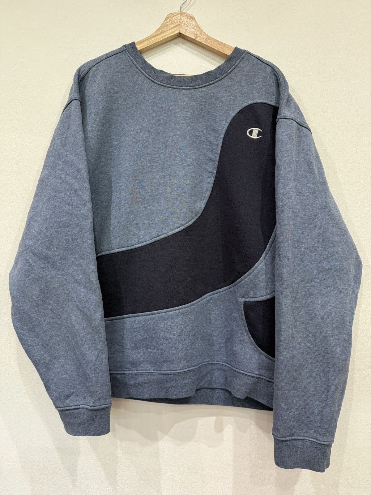 Champion Champion Rework Patchwork Sweatshirt (Rare) – Size XL Size US XL / EU 56 / 4 - 4 Thumbnail
