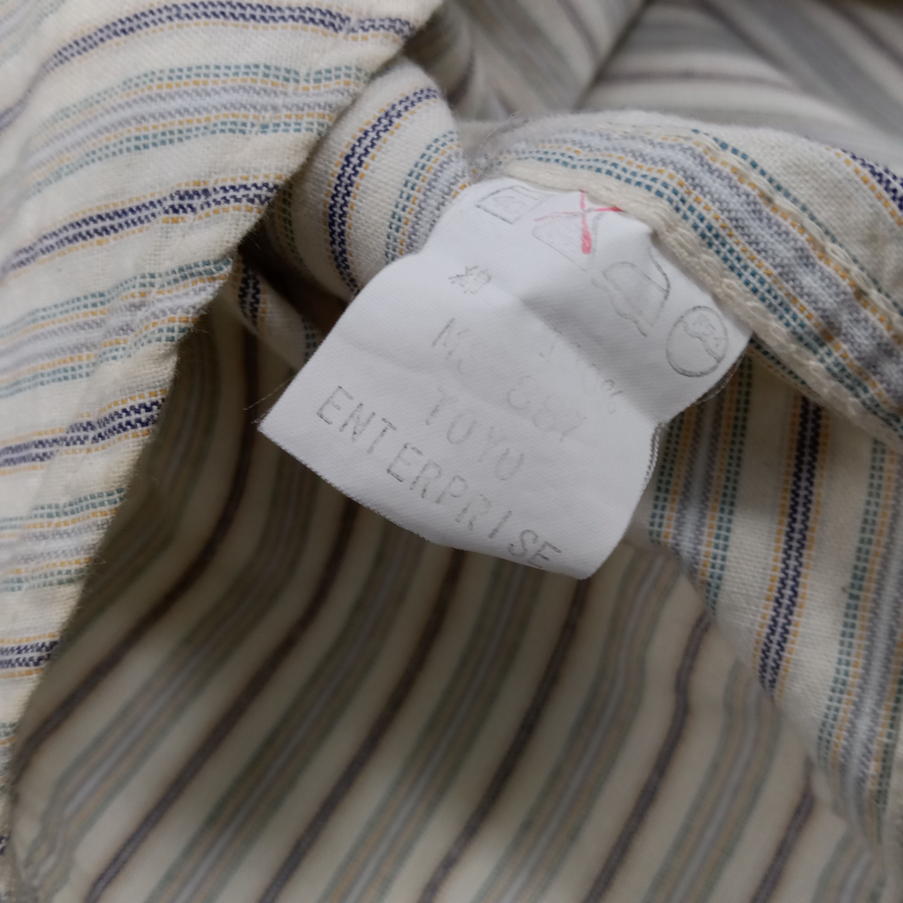 Sugar Cane × Vintage Sugar Cane Japanese Brand Retro Style Striped Shirt Size US XL / EU 56 / 4 - 9 Thumbnail