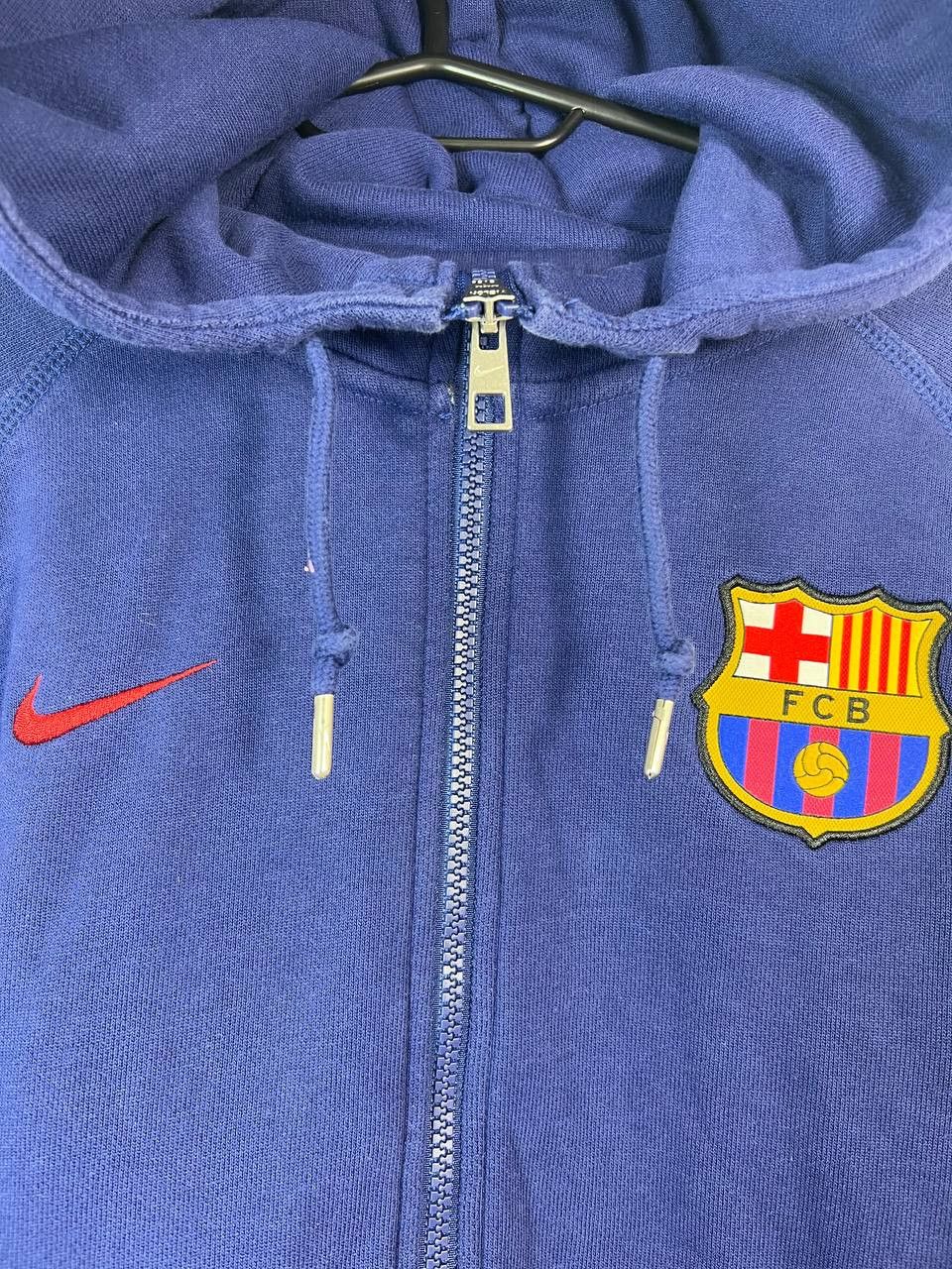 Nike FC Barcelona Full Zip Nike Soccer Hoodie 689927-421 Size S Size US S / EU 44-46 / 1 - 2 Thumbnail