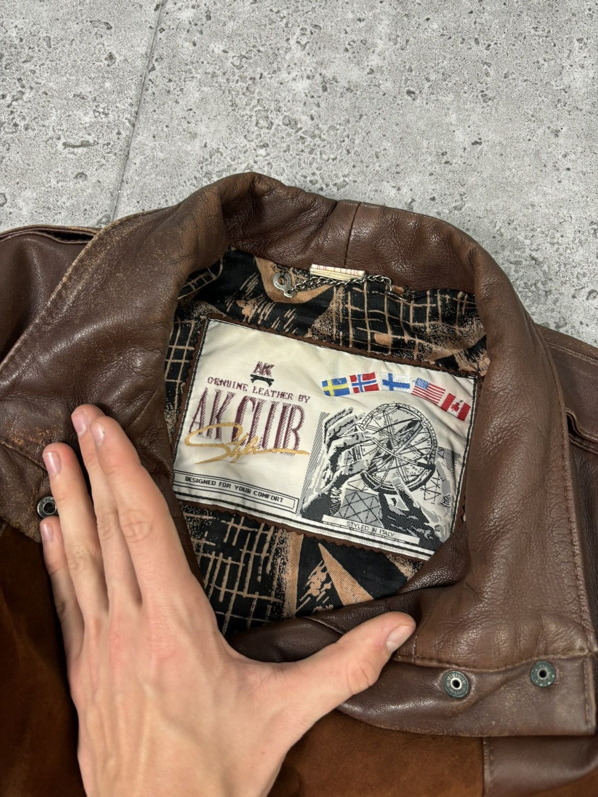 Japanese Brand × Vintage 2000s Japanese Patchwork Leather Jacket Avant Garde Brown Size US M / EU 48-50 / 2 - 10 Thumbnail
