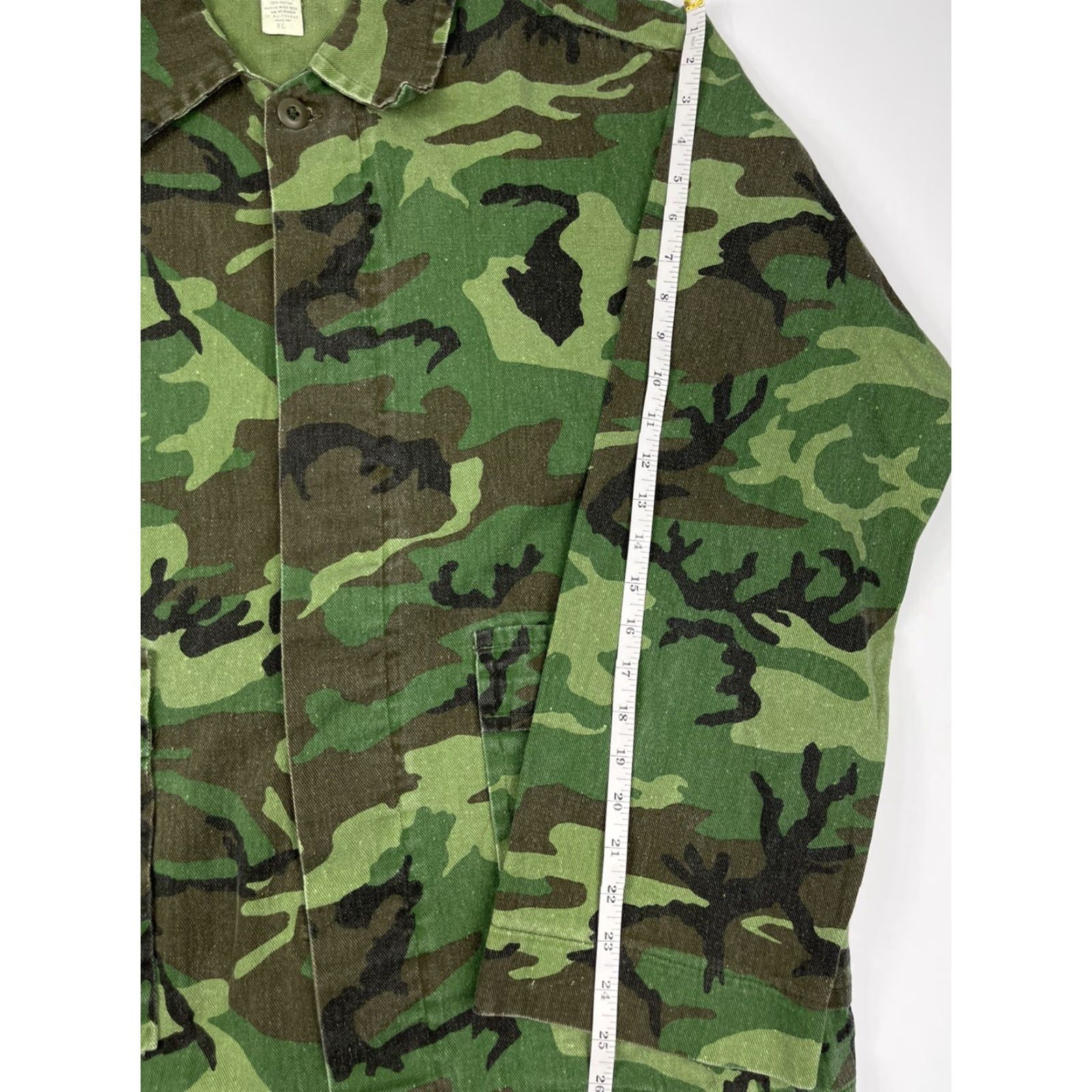 Vintage VINTAGE USA Canvas Camo Jacket – MT Field XL Men's Coat, Green, Full Zip, Multi-Pocket, 70s 80s, Workwear, Fall Winter Spring, Men's Size US XL / EU 56 / 4 - 6 Thumbnail