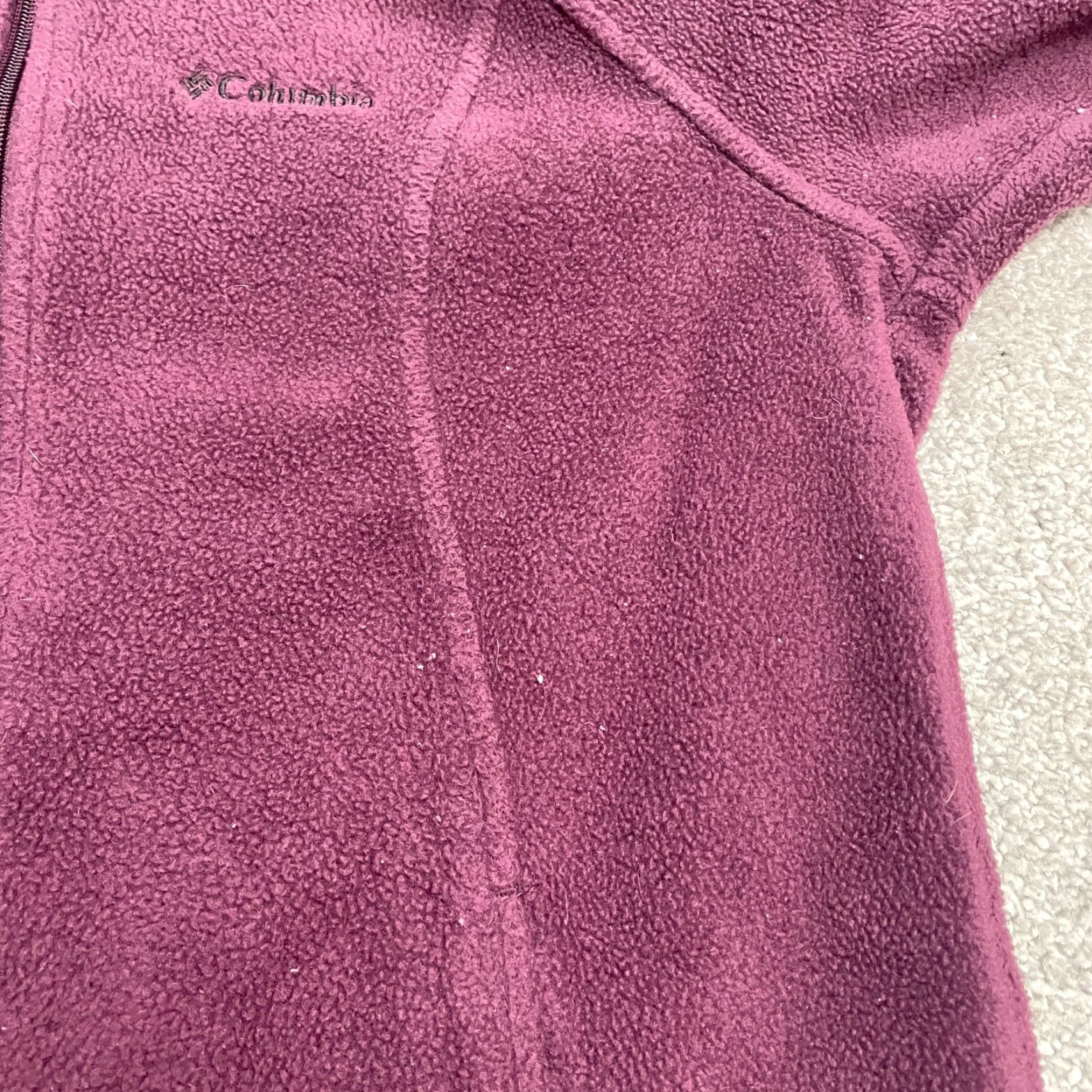 Vintage Columbia Benton Springs Fleece Jacket Womens Small Red Full Zip Outdoor Hiking Womens Size S / US 4 / IT 40 - 5 Thumbnail