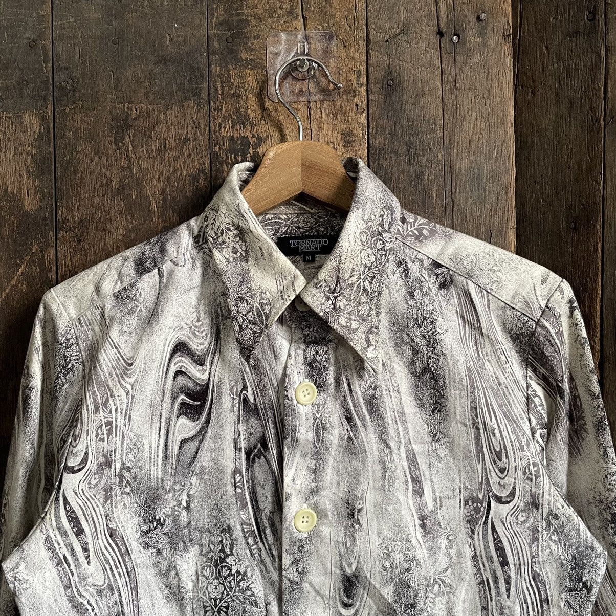 Tornado Mart Vintage Tornado Mart Punk Marble Flower Button Up Shirt Size US M / EU 48-50 / 2 - 3 Thumbnail
