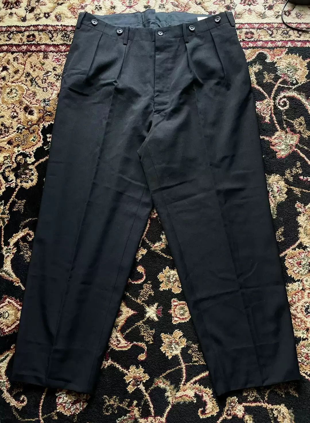 Yohji Yamamoto Yohji Yamamoto Adjustable Waist Suit Pants-2505 Size US 32 / EU 48 - 1 Thumbnail