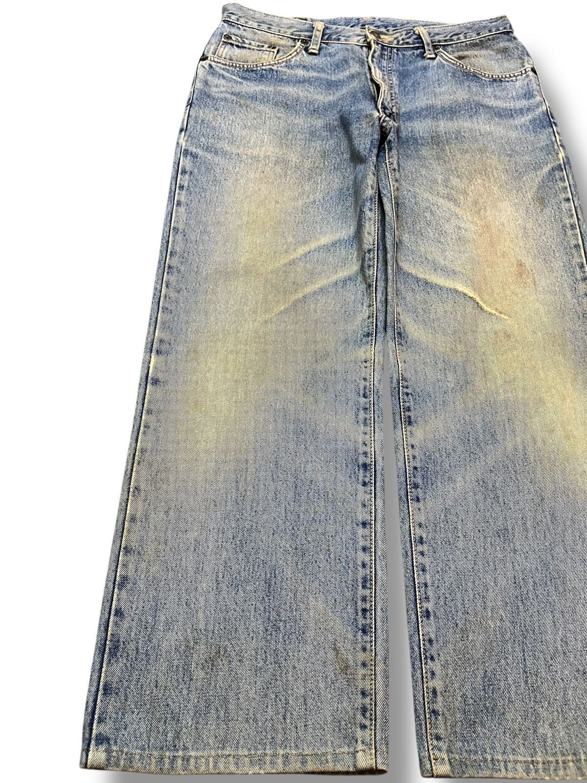 Edwin Vintage Edwin International Basic Mudwash Baggy Denim Size US 31 - 3 Thumbnail
