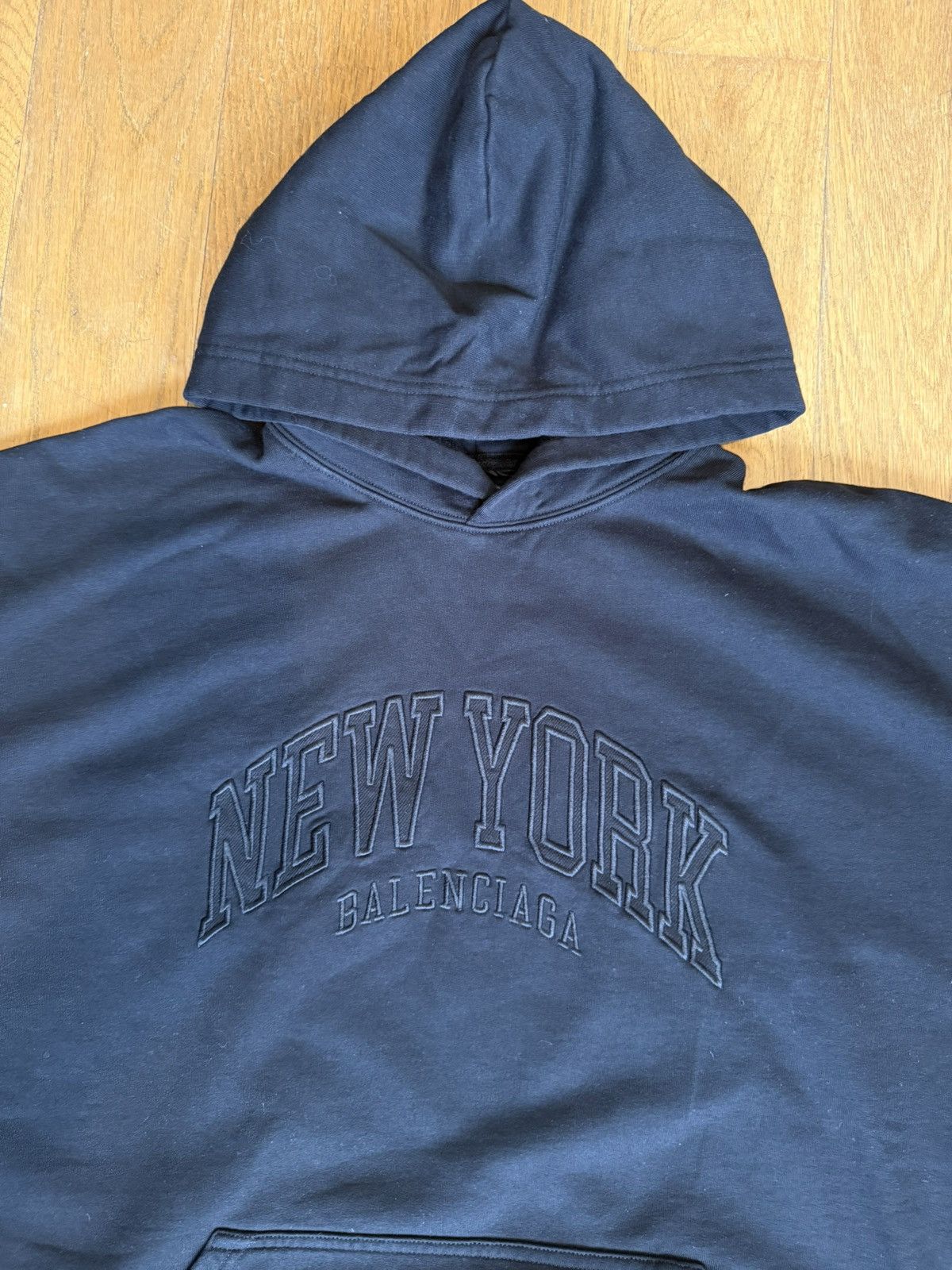Balenciaga New York Hoodie Size US L / EU 52-54 / 3 - 1 Thumbnail