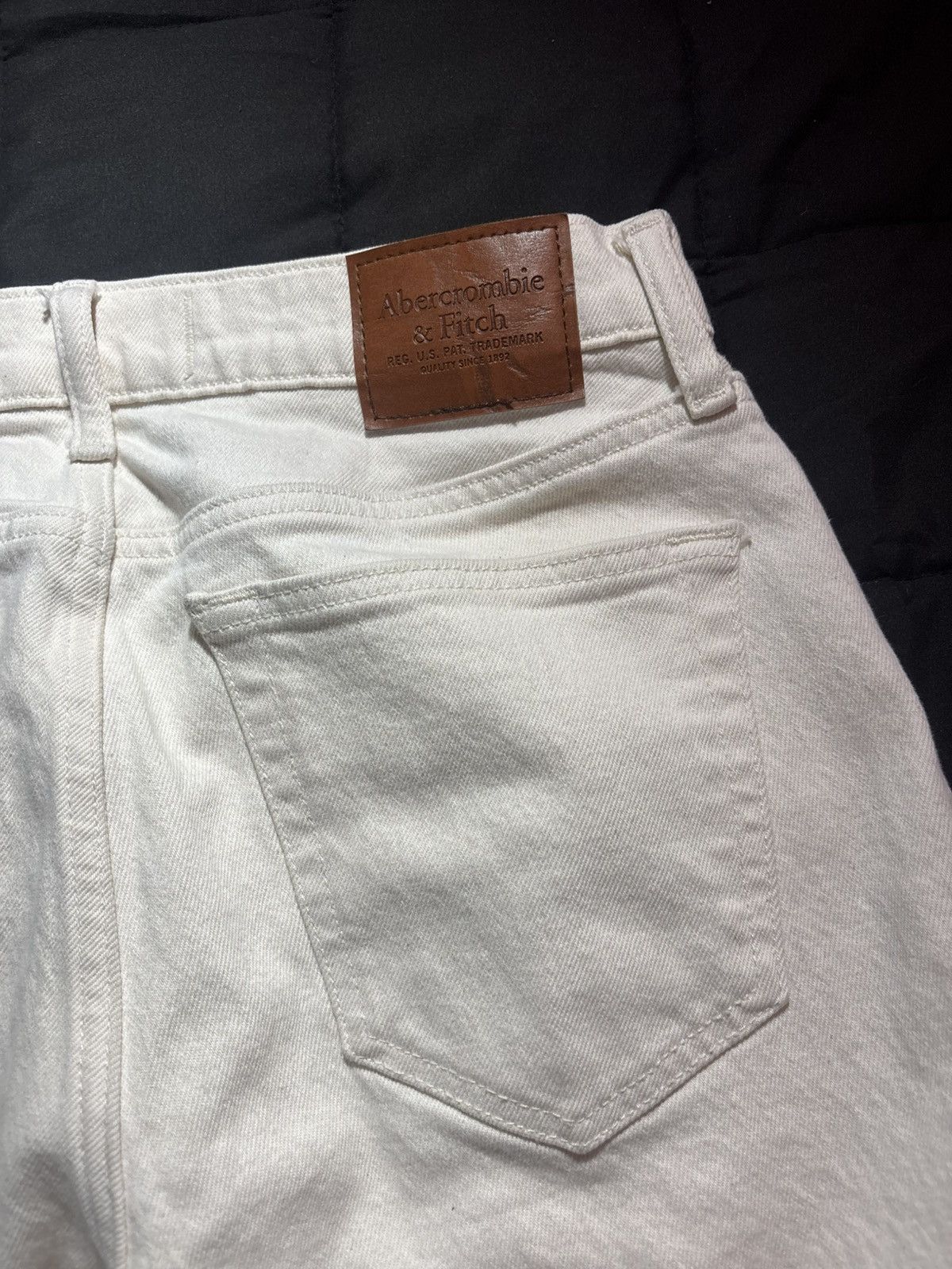 Abercrombie & Fitch Abercrombie & Fitch White Skinny Jeans Size US 30 / EU 46 - 3 Thumbnail