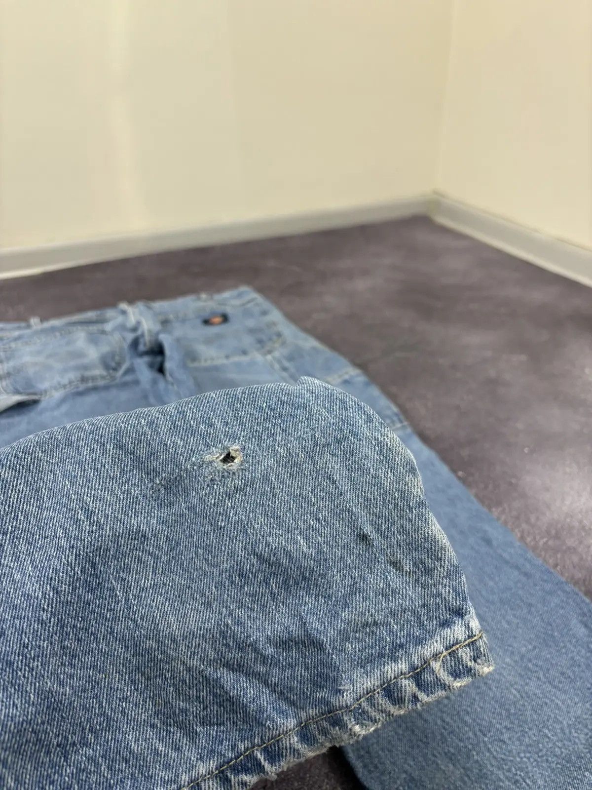Dickies × Vintage Vintage Dickies Y2K Relaxed Fit Hype Light Blue Denim Jeans Size US 34 / EU 50 - 3 Thumbnail