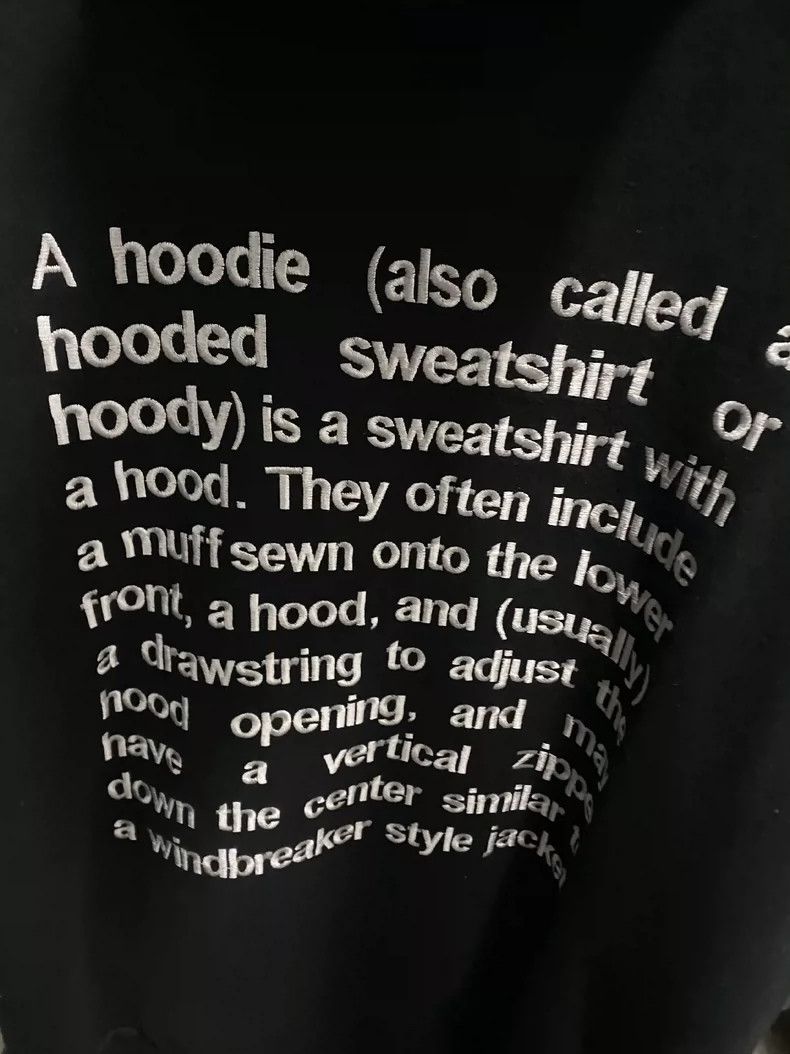 Vetements Vetements Definition instruction sweater Size US S / EU 44-46 / 1 - 2 Thumbnail