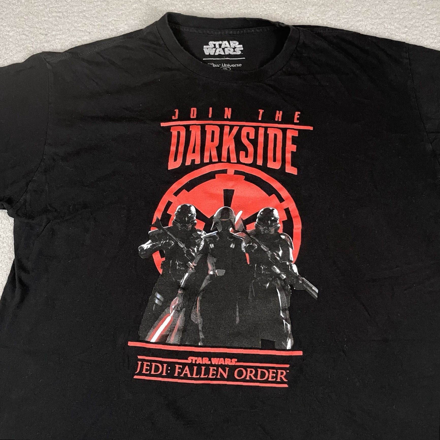 Star Wars Star Wars T Shirt Adult XXXL Black Darth Vader Jedi Fallen Order Disney Limited Logo Short Sleeve Crew Neck Mens 3XL Black Star Wars Size US XXL / EU 58 / 5 - 2 Thumbnail