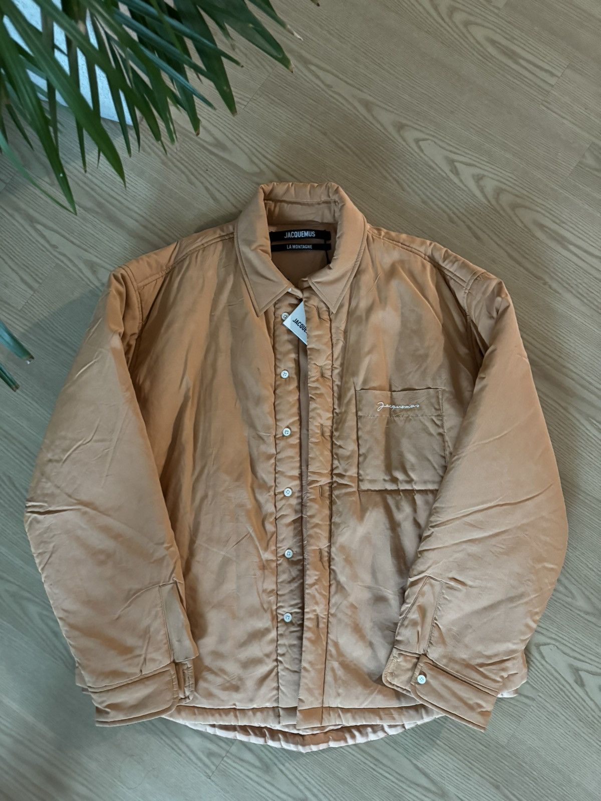 Jacquemus Jacquemus SS21 La Chemise Boulanger Montagne Orange Shirt Size US XL / EU 56 / 4 - 4 Thumbnail