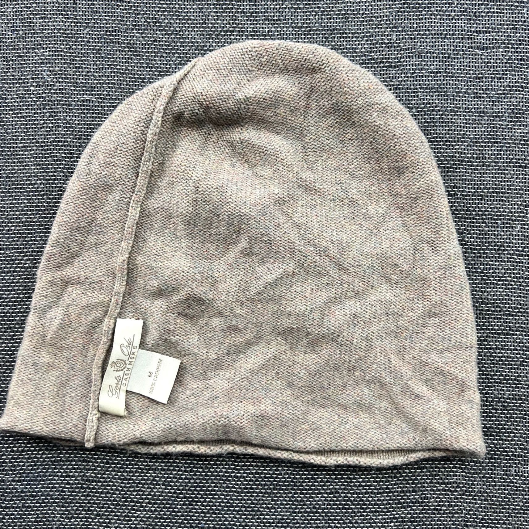 Vintage Gerts Oslo Beanie Hat Womens 100% Cashmere Medium Beige Beard? Size ONE SIZE - 3 Thumbnail