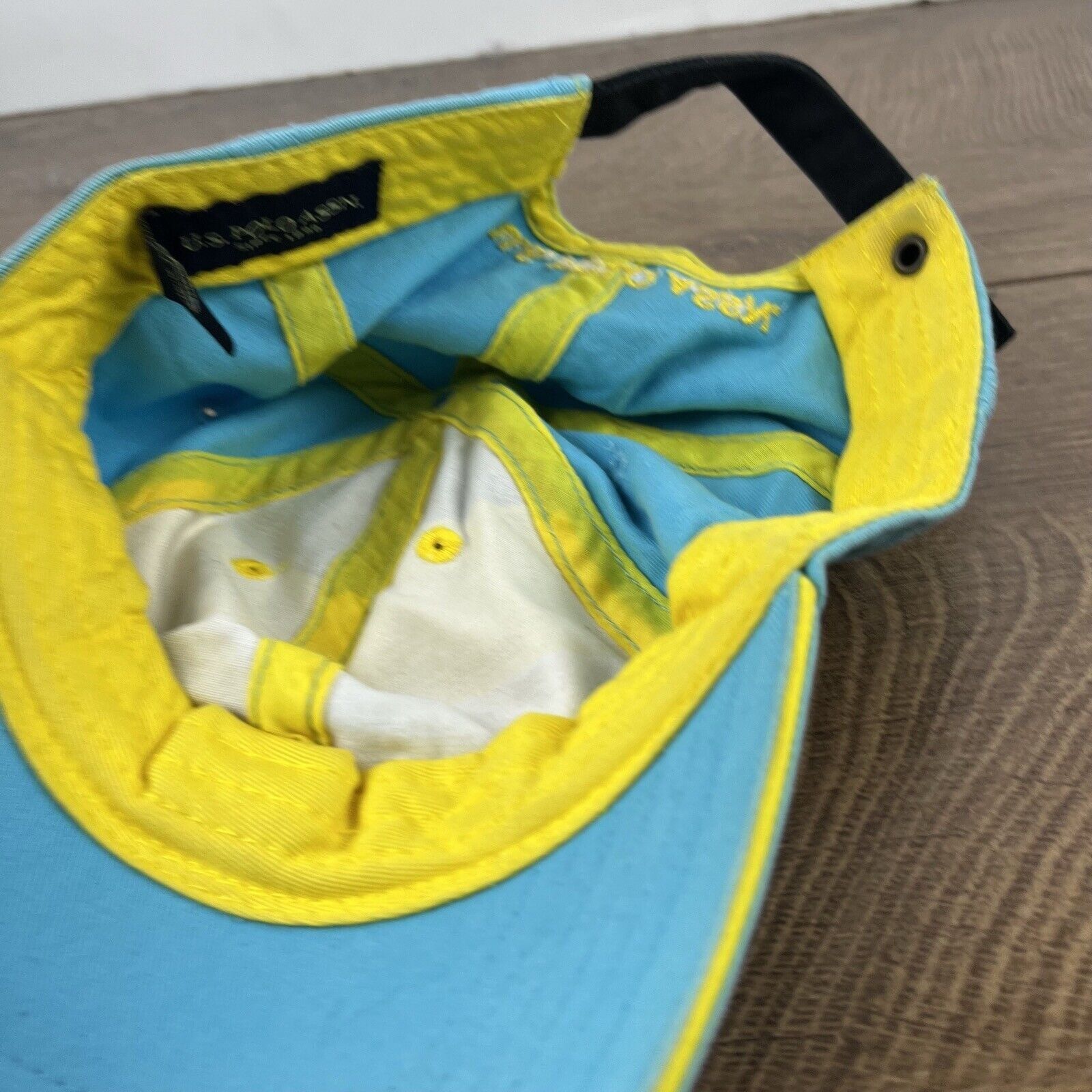 Other US Polo Assn. Hat Yellow Light Blue Adjustable Hat Blue Adul Size ONE SIZE - 16 Thumbnail