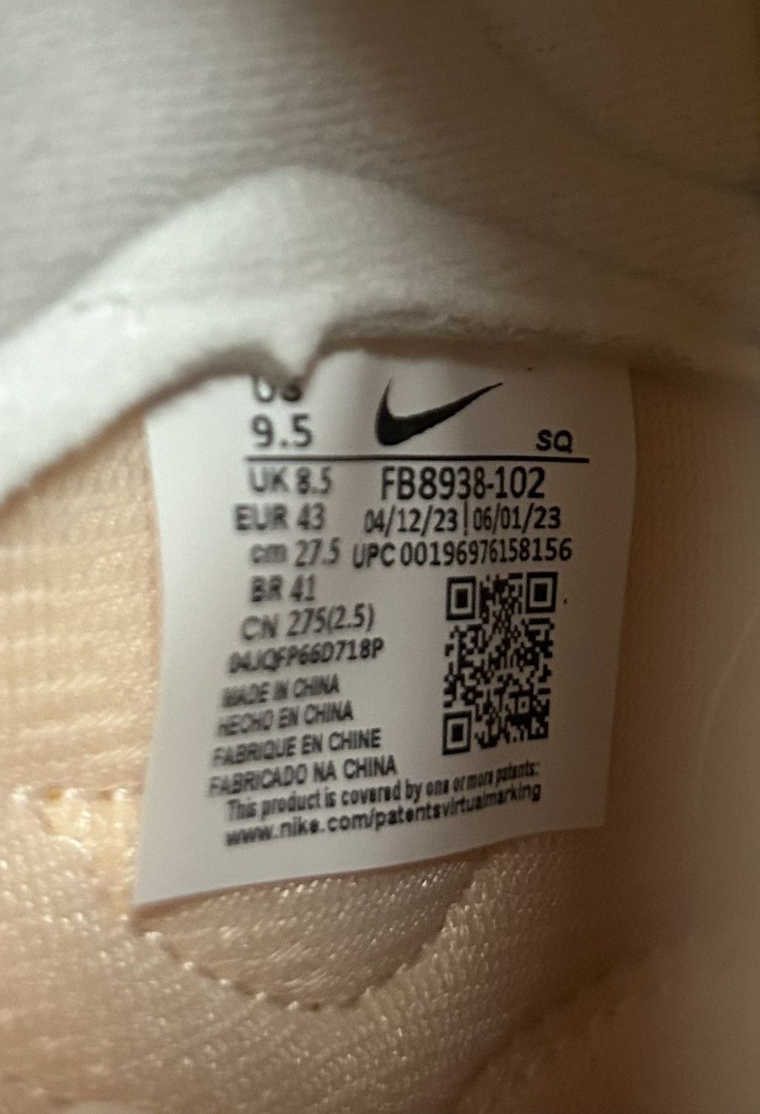 Nike NIKE Attack QS SP Sneakers Size US 9.5 / EU 42-43 - 7 Thumbnail
