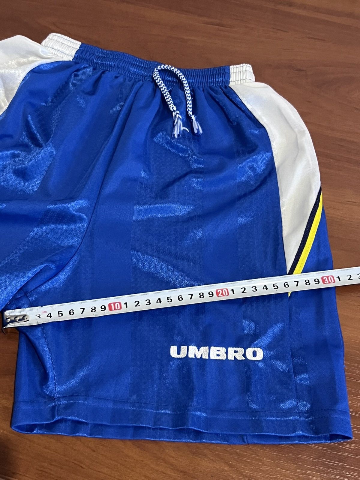Chelsea Soccer 1997/98 Umbro Chelsea Home Soccer Shorts Blue Size XL Boys Size US 30 / EU 46 - 10 Thumbnail