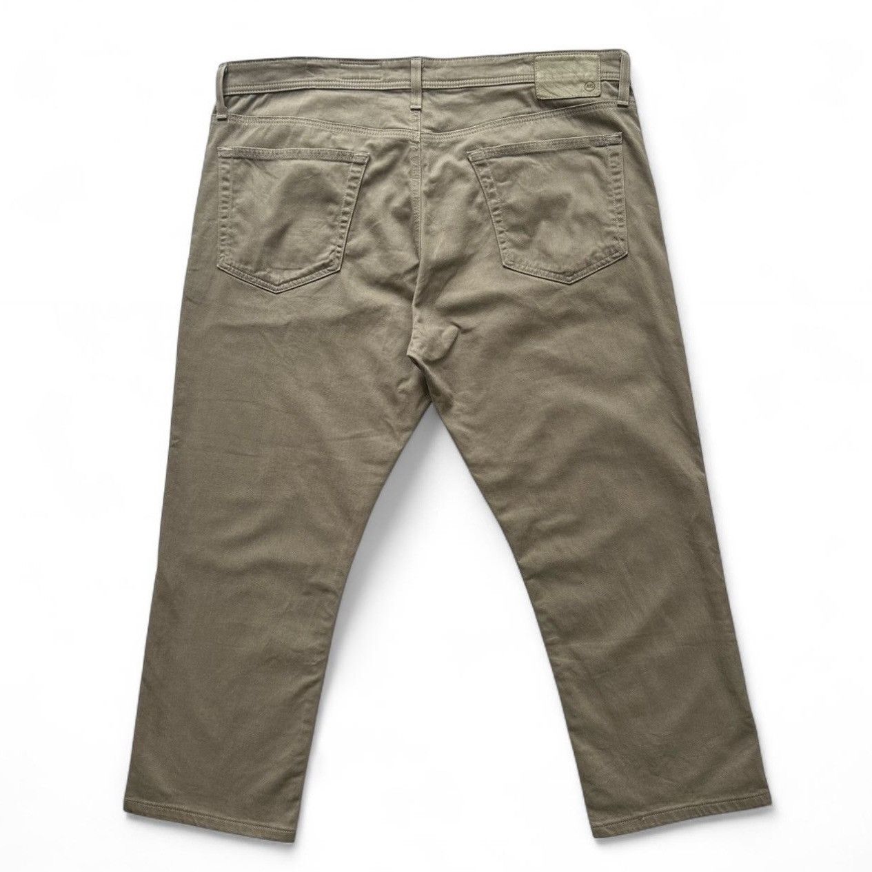 AG Adriano Goldschmied AG Everett Slim Straight Men's Pants in Khaki- Size 38 Size US 38 / EU 54 - 2 Thumbnail