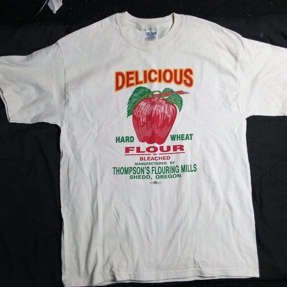 Vintage Vintage Thompson's Flouring Mills Hard Wheat Flour T-Shirt Size US M / EU 48-50 / 2 - 2 Thumbnail