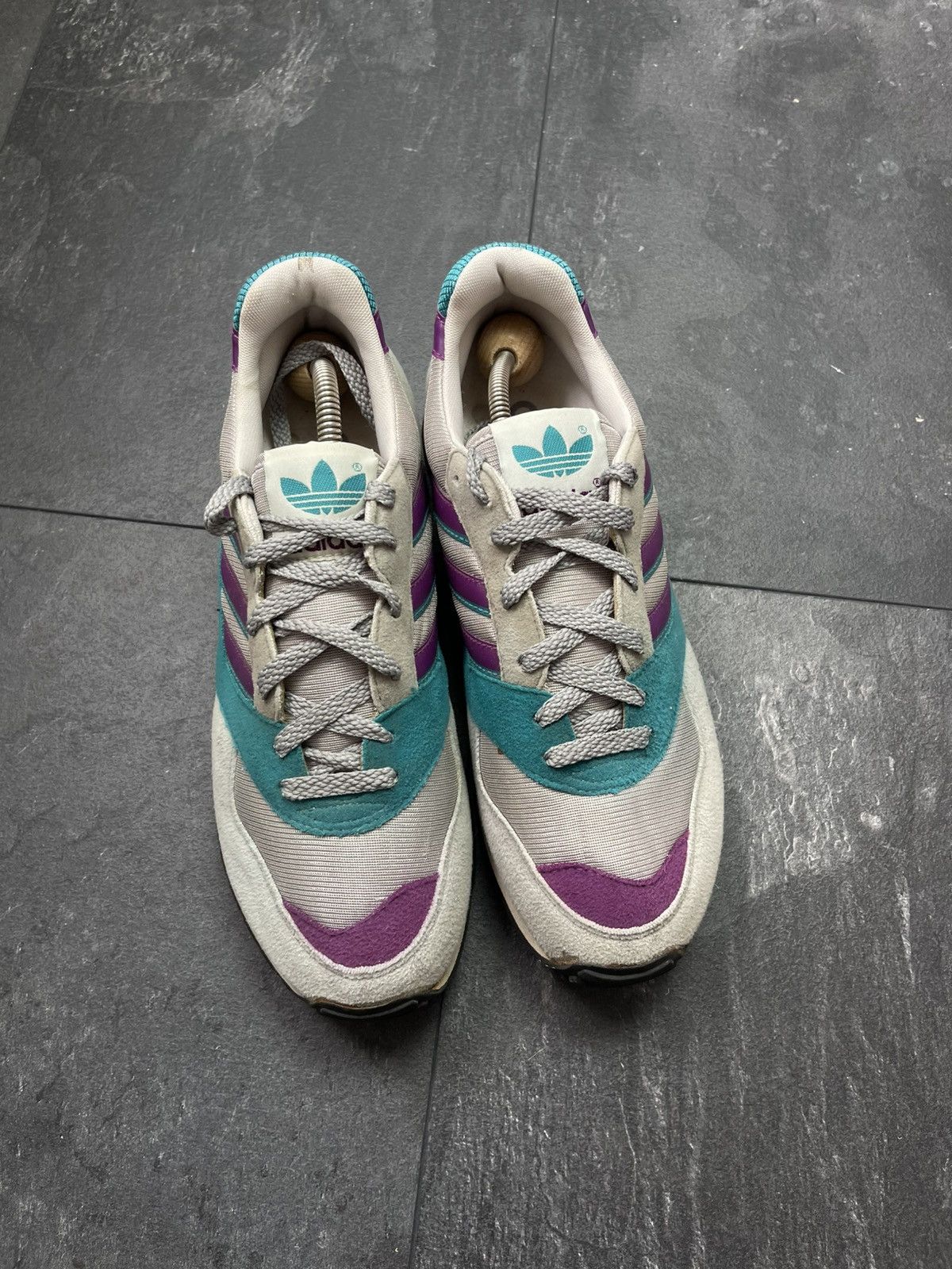 Adidas × Streetwear × Vintage Vintage 80’s Adidas Trainers Made in Philippines Size US 8 / EU 41 - 4 Thumbnail