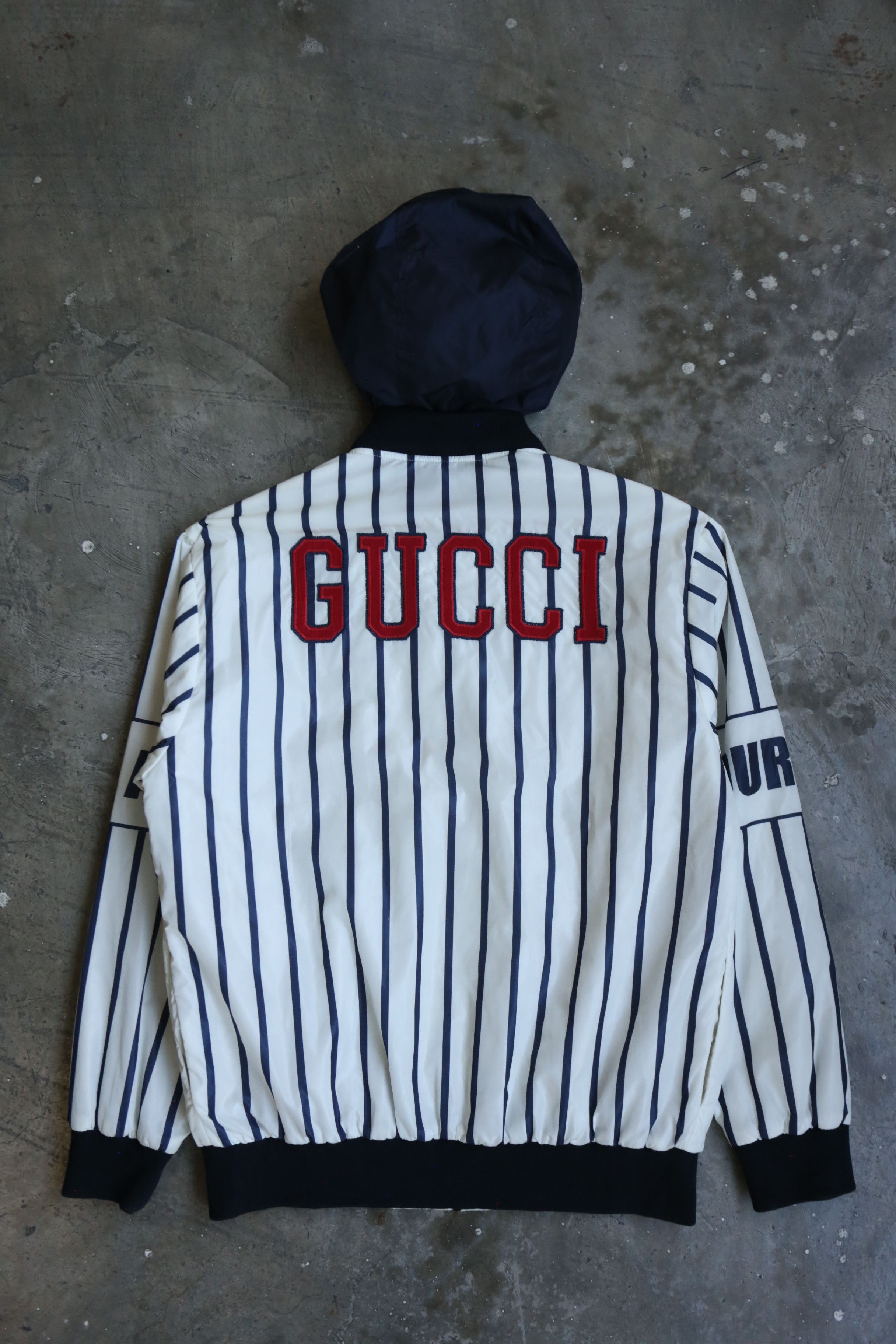 Gucci × New York Yankees Gucci - NY Yankees - F/W 18 - Striped Bomber Size US S / EU 44-46 / 1 - 2 Thumbnail