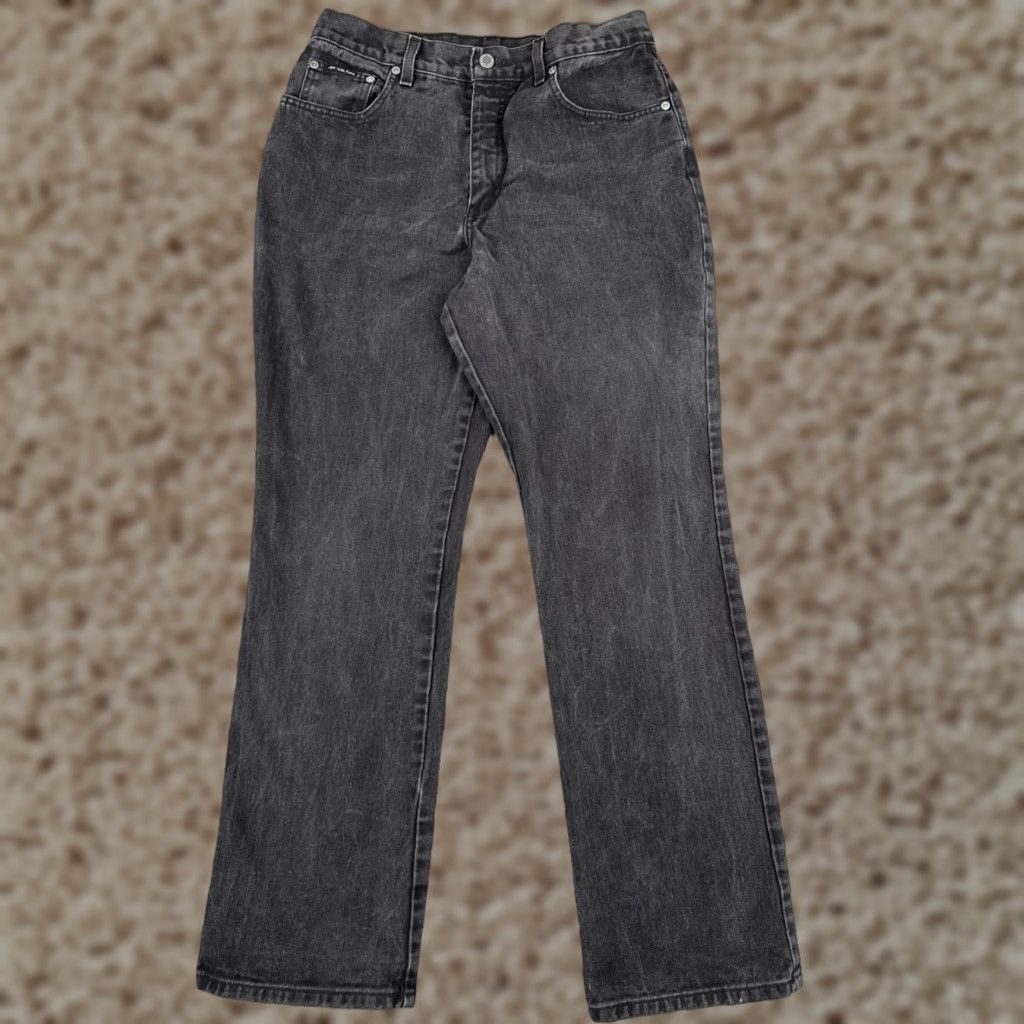 Sea New York New York Jeans Women's Bootcut Jeans 12 Black High Rise 100% Cotton Stretch Made in Canada Size 34" / US 12 / IT 48 - 1 Thumbnail