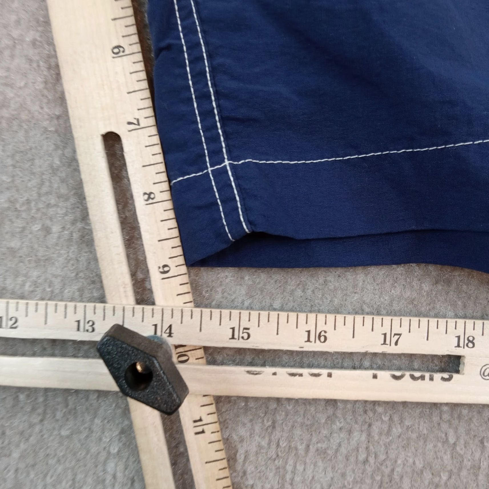Polo Ralph Lauren Polo Ralph Lauren Board Shorts Mens Large Blue Mesh Lined Drawstring Pockets Size US 33 - 3 Thumbnail