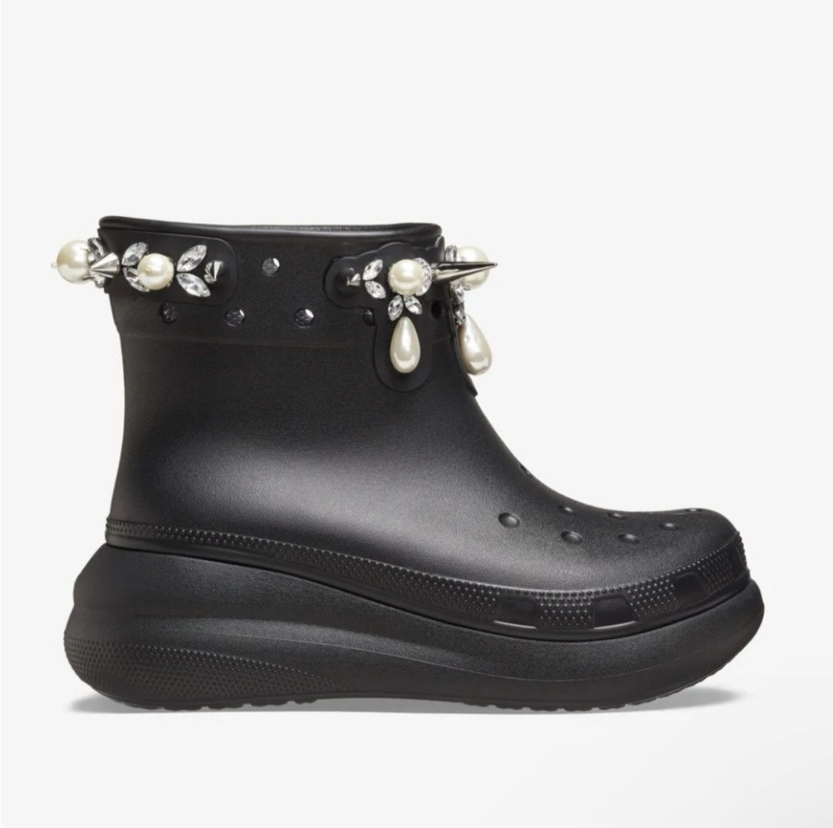 Simone Rocha Simone Rocha Crocs Crush Boot Black | Grailed