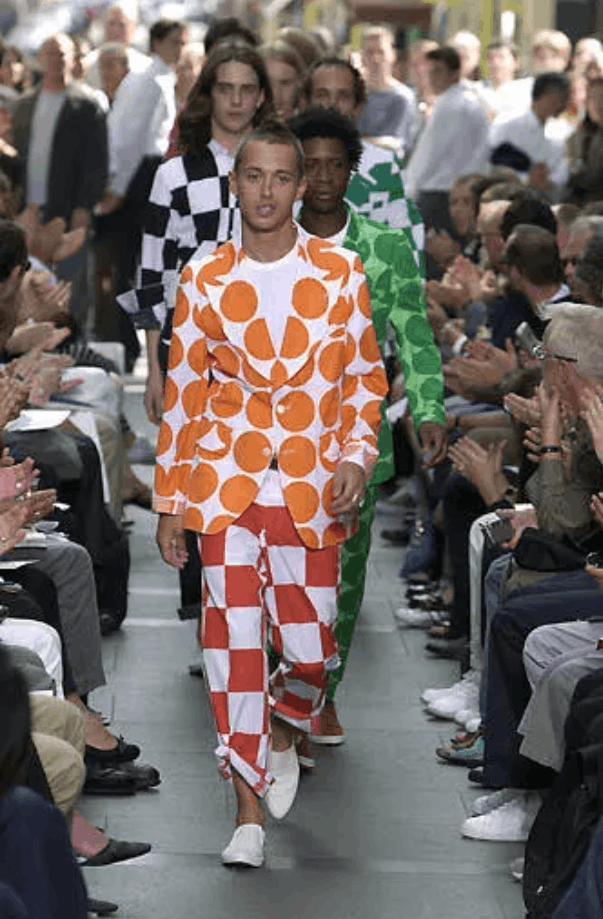 Comme des Garcons Homme Plus Orange Polka Dot Cotton Jacket Size US M / EU 48-50 / 2 - 7 Thumbnail