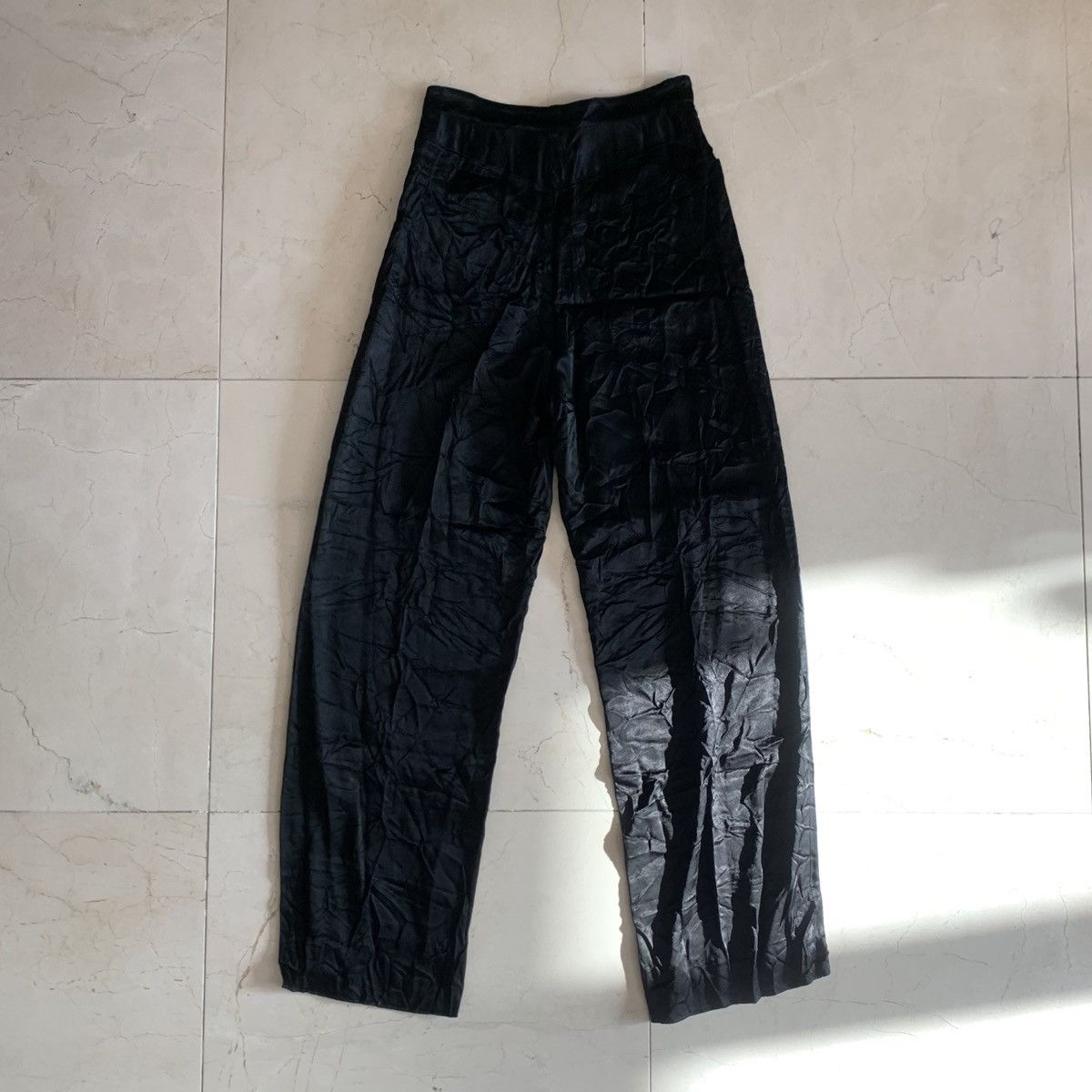 Balenciaga Balenciaga Crinkled Satin Trousers Size US 30 / EU 46 - 3 Thumbnail