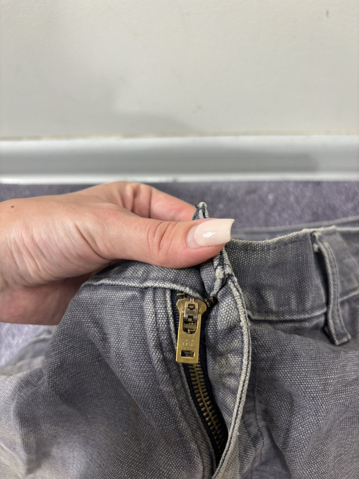 Carhartt Vintage Carhartt USA Dungaree Fit Distressed Work Pants Size US 32 / EU 48 - 14 Thumbnail