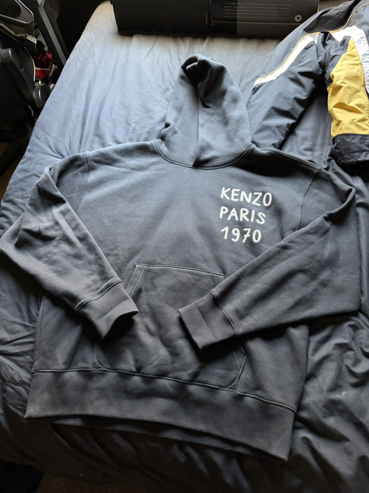Kenzo Navy - Kenzo Souvenir Hooded Sweatshirt Size US L / EU 52-54 / 3 - 1 Thumbnail