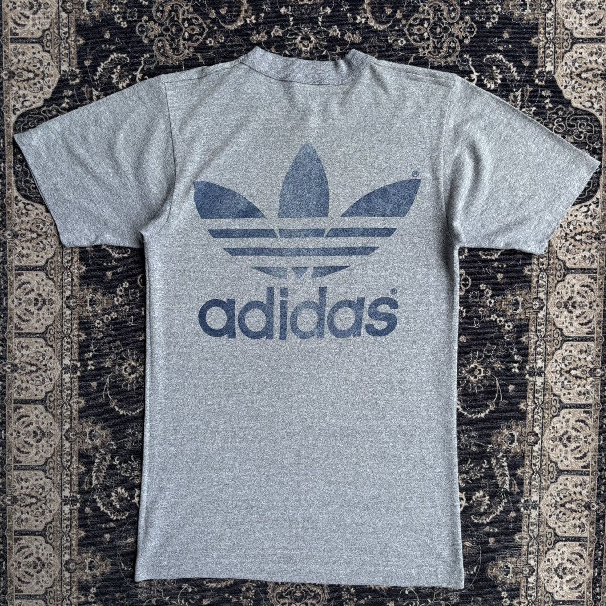 Adidas Vintage 80s Adidas Originals Trefoil Firebird 50/50 Tee Size US S / EU 44-46 / 1 - 6 Thumbnail