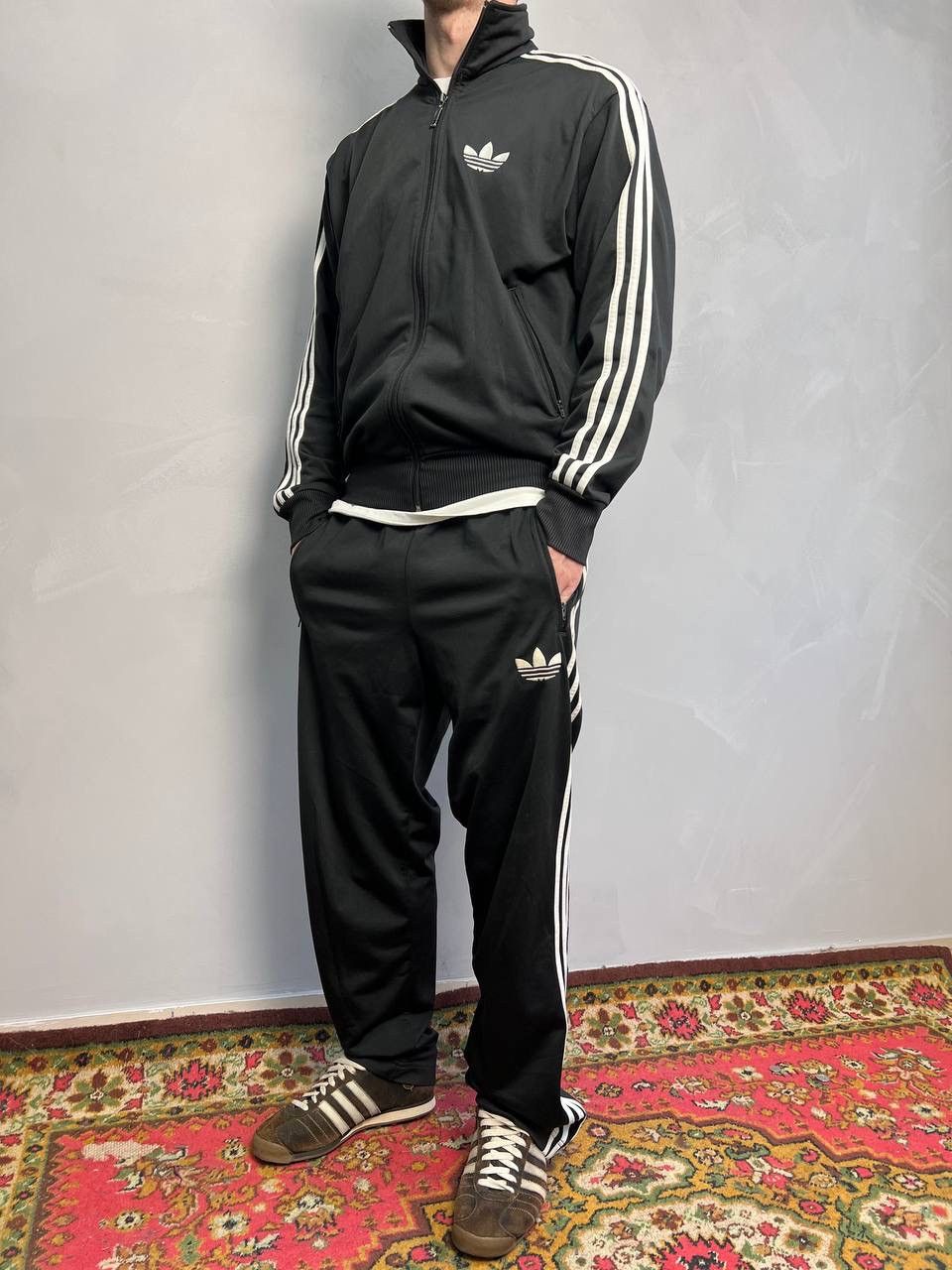 Adidas Streetwear Vintage Vintage Adidas Tracksuit Set Track Pants Stripes SIZE S M Grailed