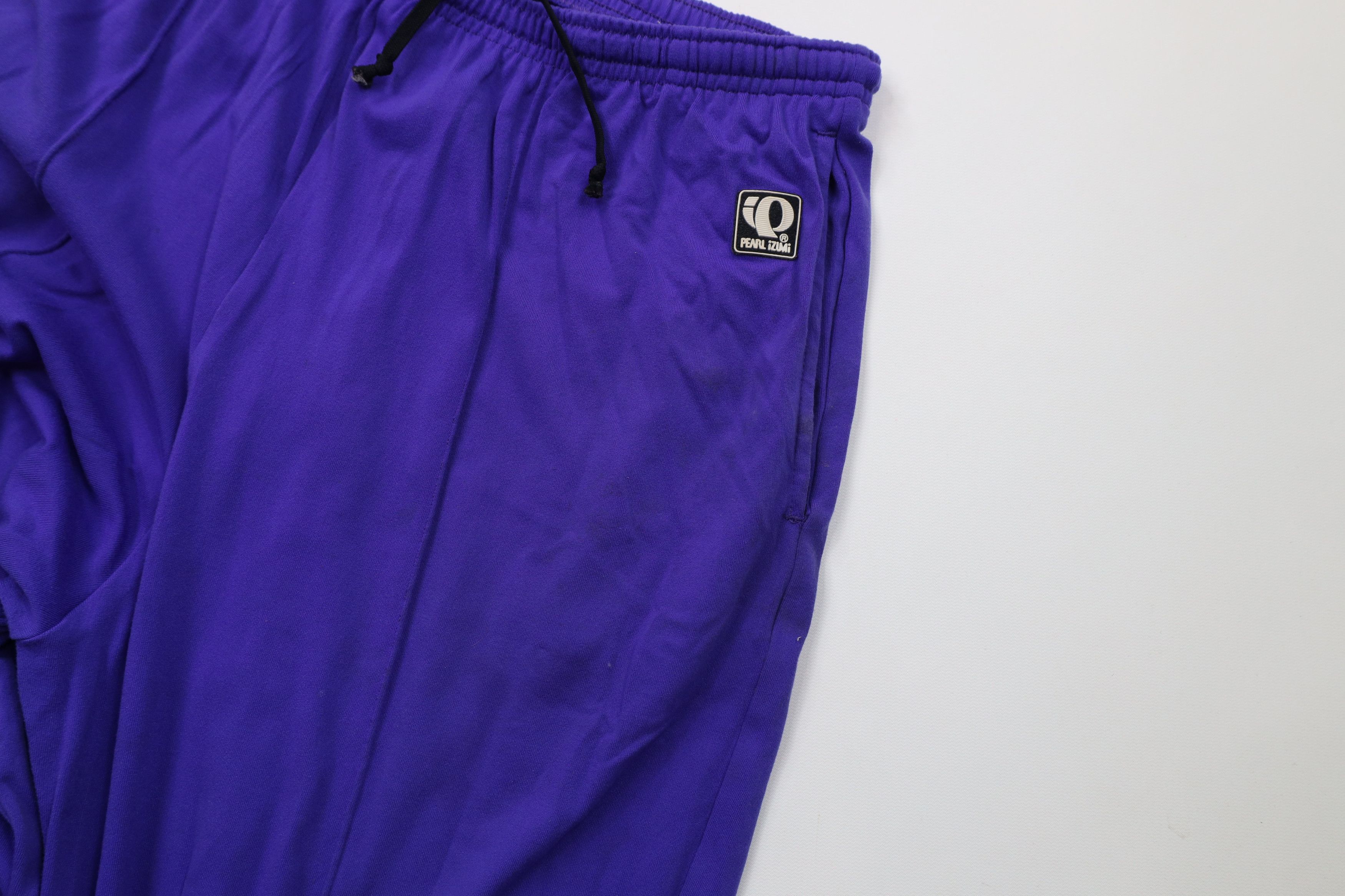 PEARL iZUMi Vintage 90s Pearl Izumi Jogging Sweatpants Purple USA Size 32" / US 10 / IT 46 - 7 Thumbnail