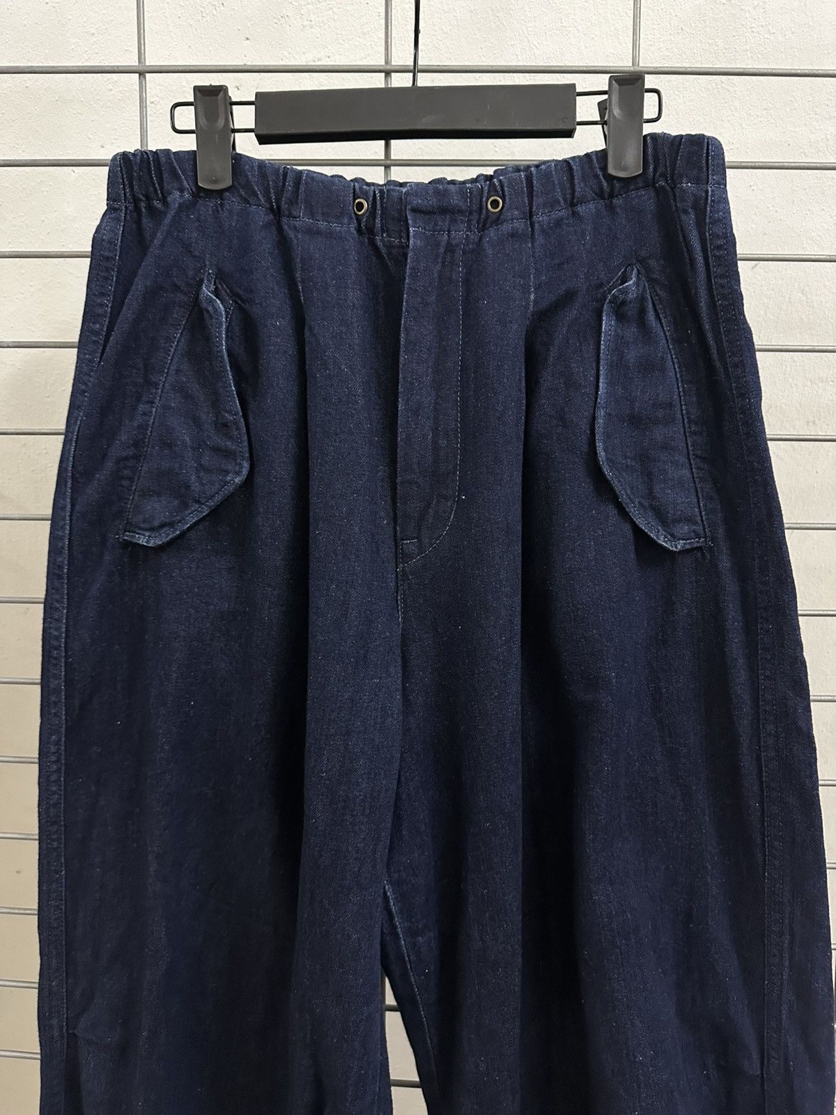 Japanese Brand Rare Beautiful RNA Inc Slanted Flap Pocket Wife Baggy Jeans Size US 32 / EU 48 - 4 Thumbnail