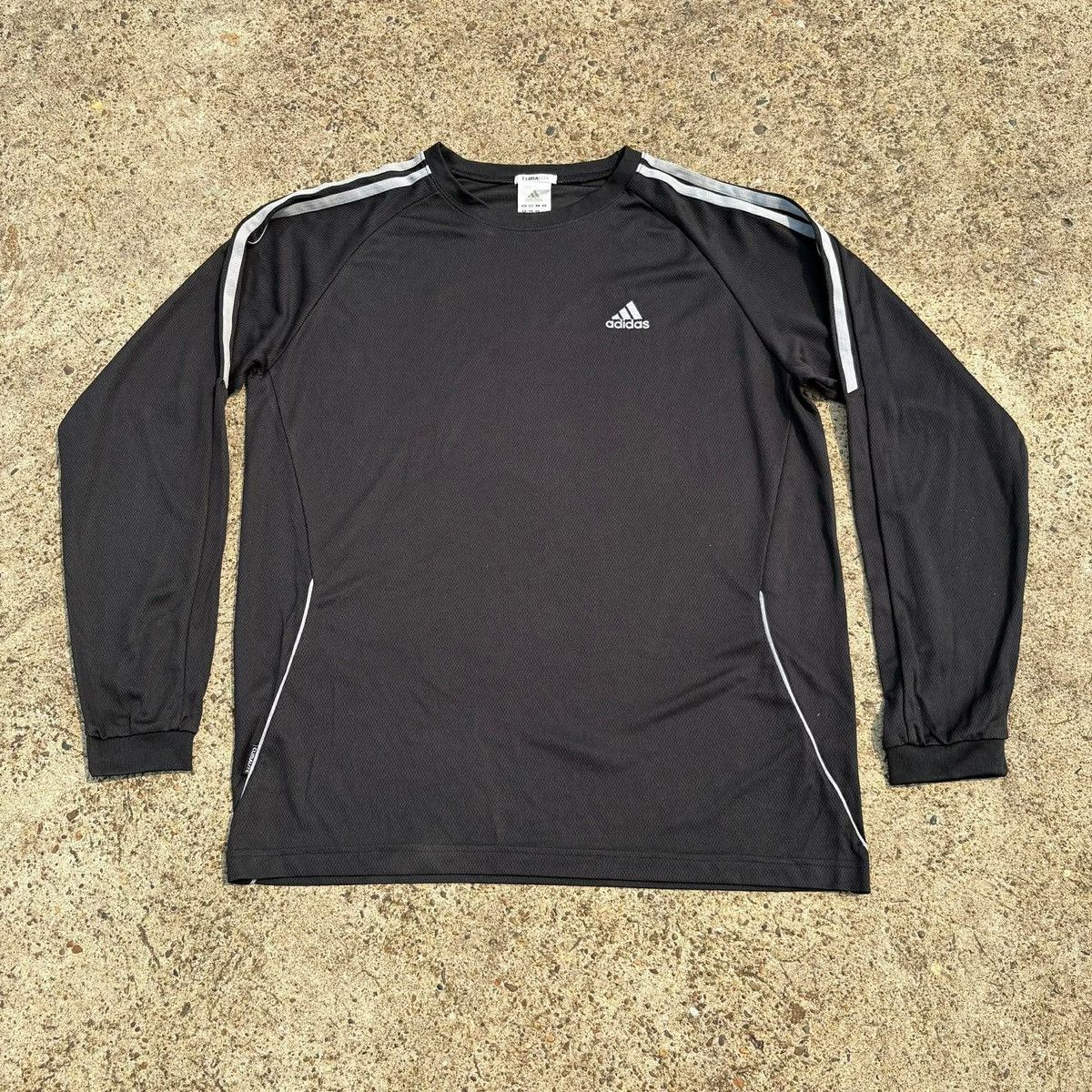 Adidas Adidas Climalite Black Long Sleeve Tee Size US M / EU 48-50 / 2 - 1 Thumbnail