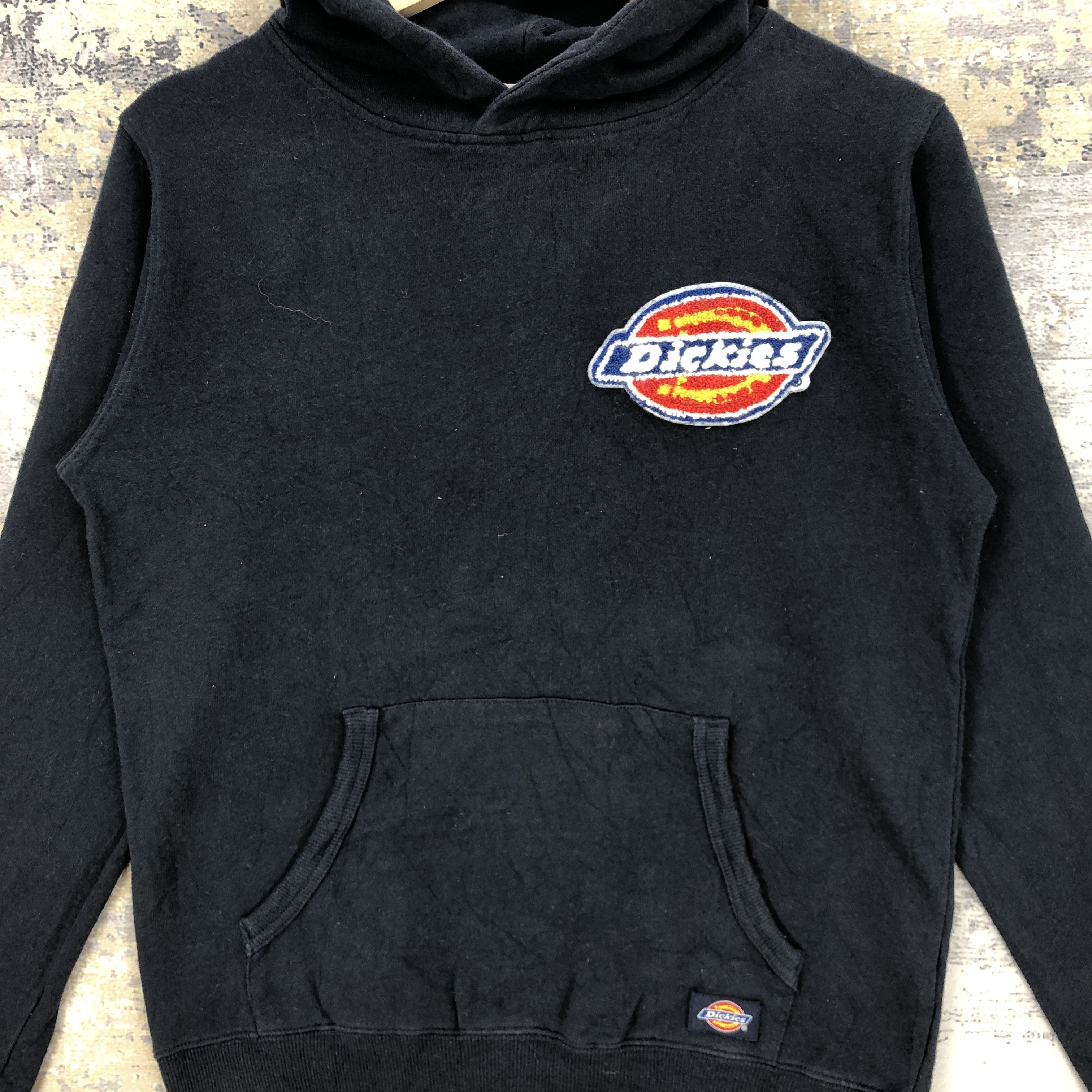 Dickies × Vintage Vintage 90’s Dickies Sweatshirt Logo Graphic Faded Hoodie Size US S / EU 44-46 / 1 - 4 Thumbnail