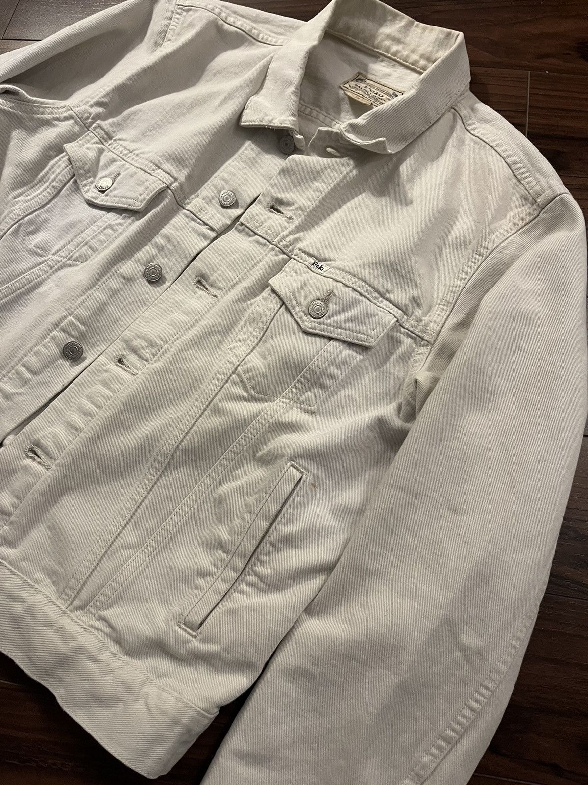 Polo Ralph Lauren Vintage denim jacket polo rrl Size US L / EU 52-54 / 3 - 3 Thumbnail