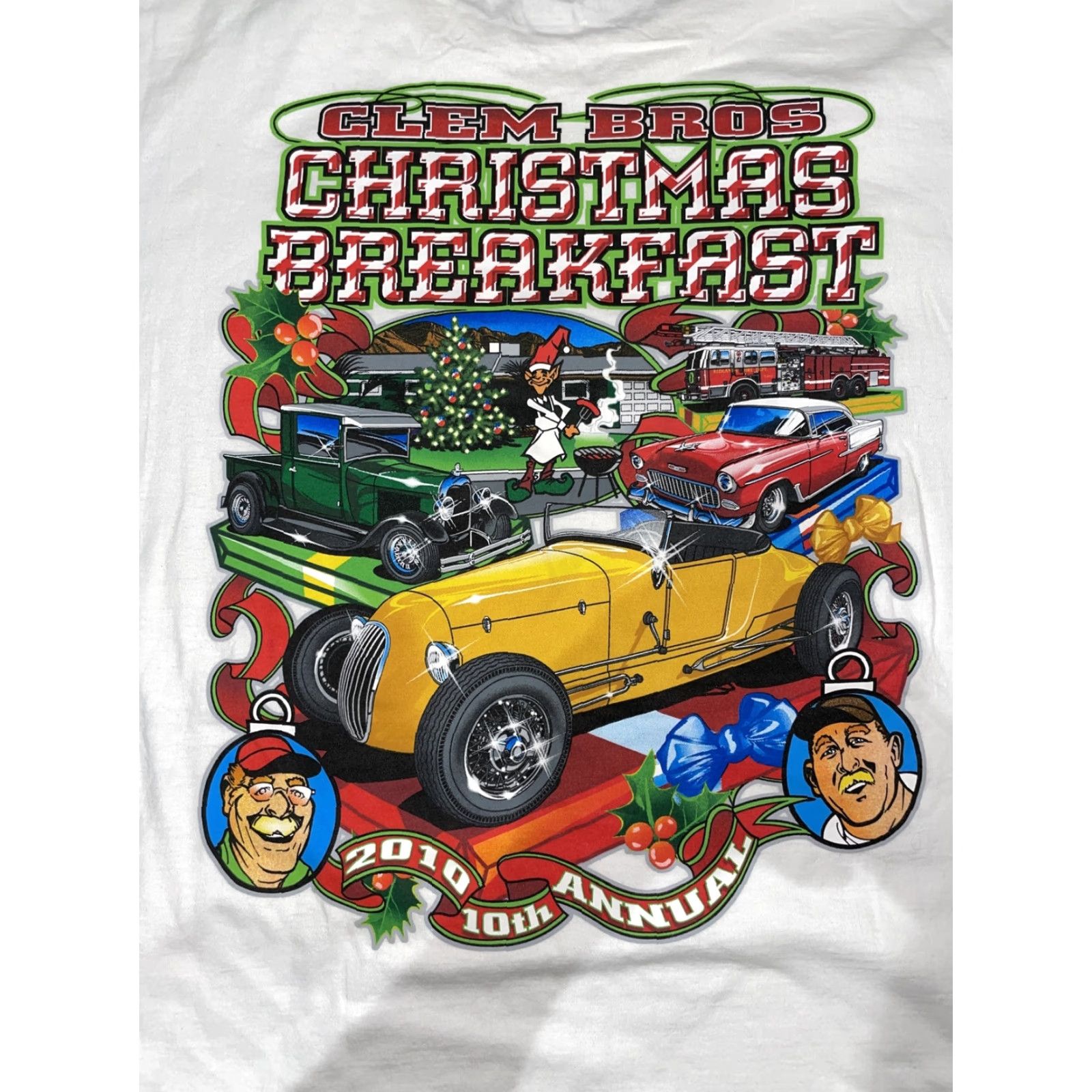 Vintage VINTAGE 2010 Chistmas Car T Shirt White XL Men T-Shirt White XL Size US XL / EU 56 / 4 - 2 Thumbnail