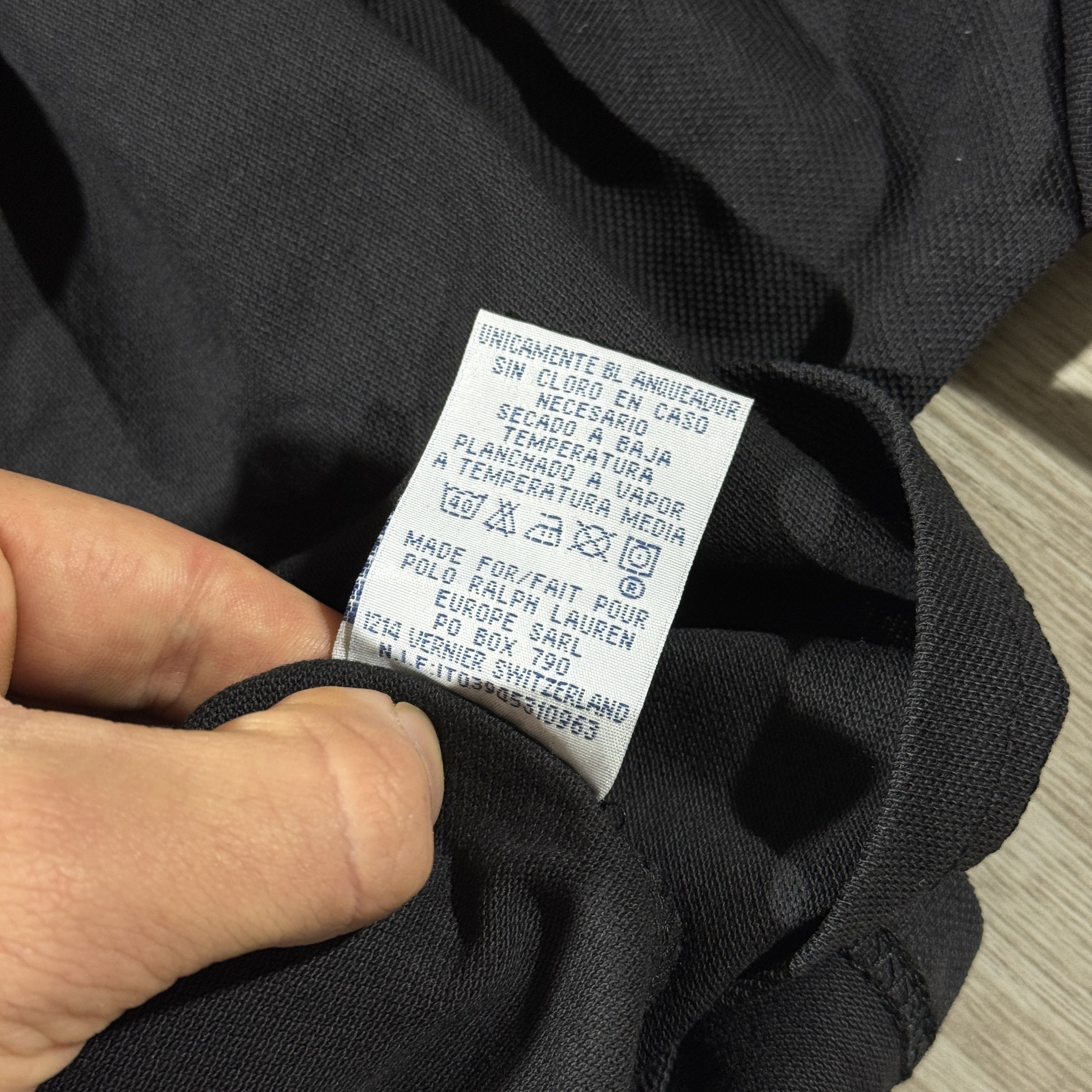 Polo Ralph Lauren VINATGE Ralph Lauren Black Polo Shirt Big Pony Size US XL / EU 56 / 4 - 8 Thumbnail