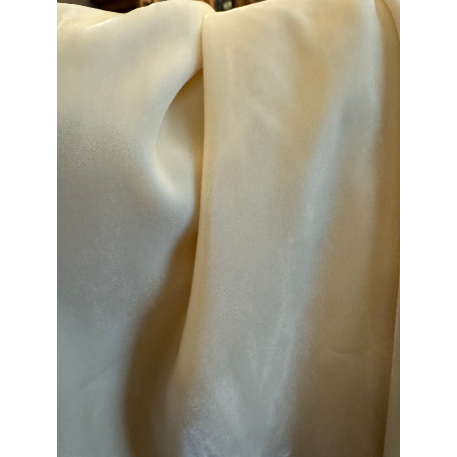 Vintage Vintage velvet butter yellow maxi high waisted skirt XXS Size 22" - 7 Thumbnail