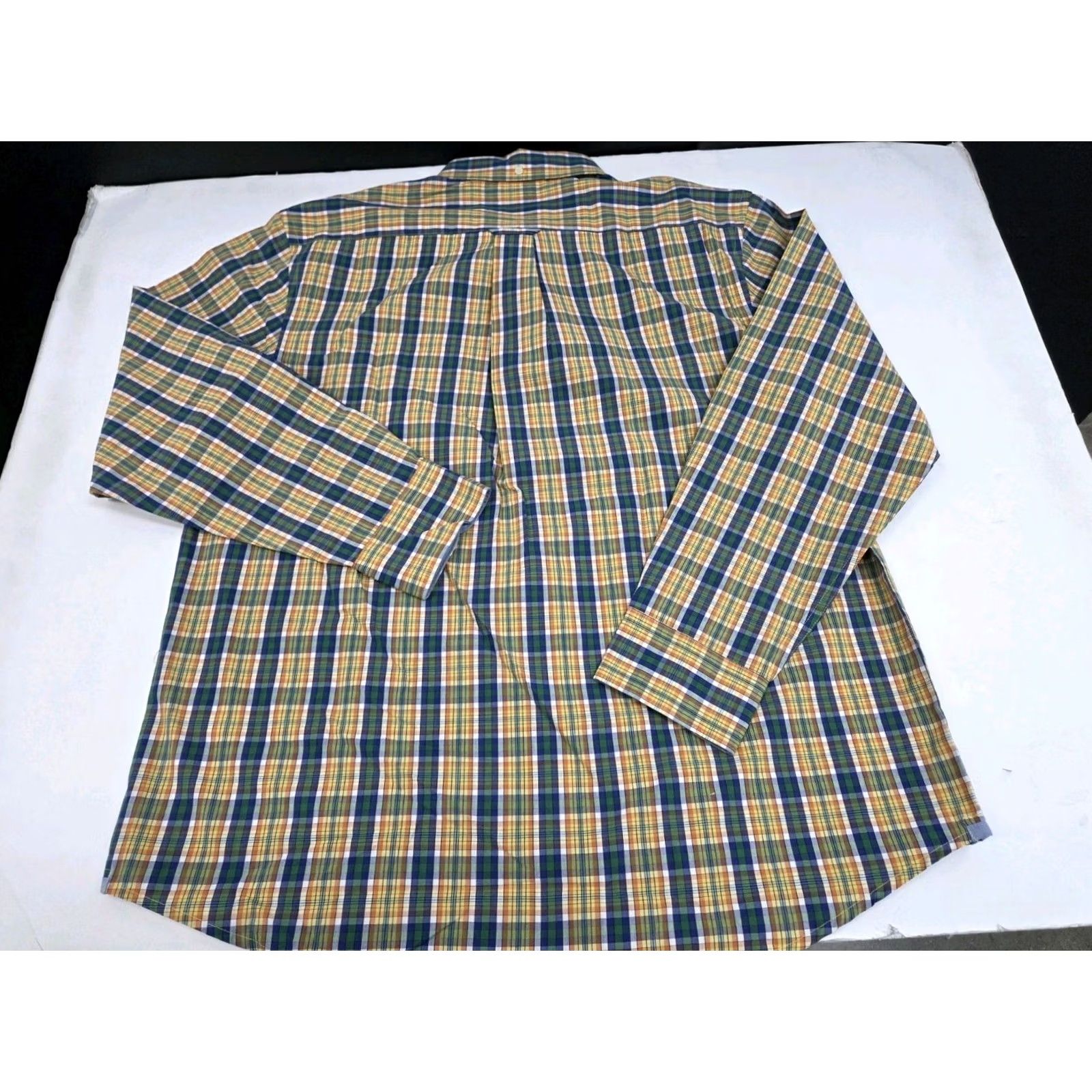Izod NWT IZOD Mens Long Sleeve Button Up Plaid Shirt L Multicolor Casual, Travel, Business Fabric Cotton Woven Pocket Button-Down Collared Size US L / EU 52-54 / 3 - 4 Thumbnail