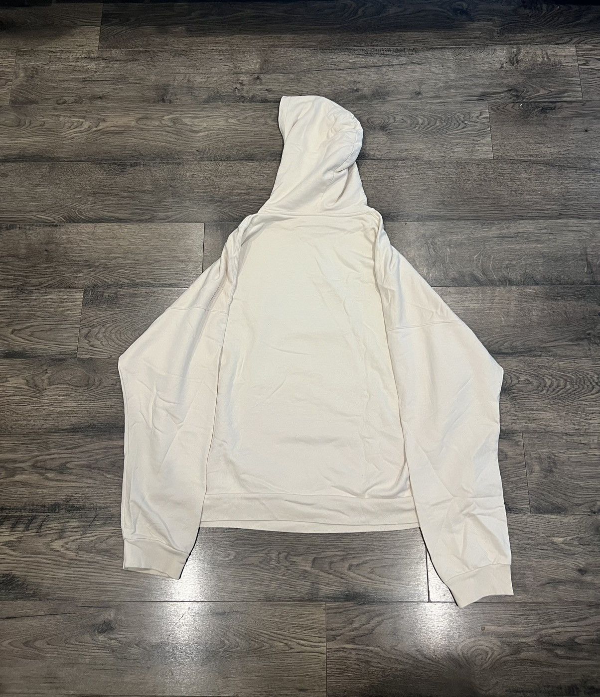Balenciaga Balenciaga Retail Therapy Beige White Chest Logo Hoodie Size US M / EU 48-50 / 2 - 2 Thumbnail