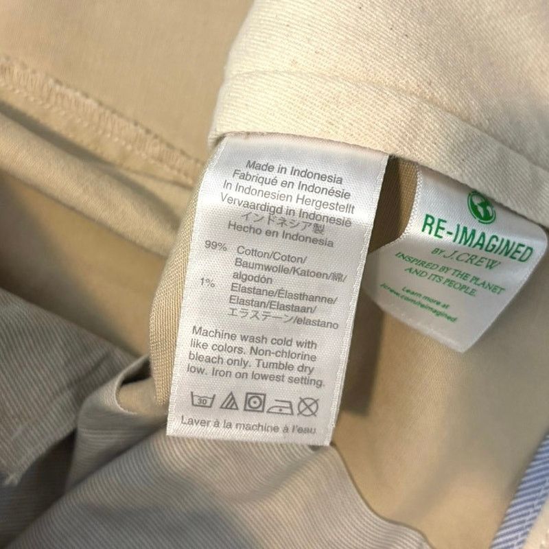 J.Crew NWOT J.Crew Slim Fit Flex Chino Pant Light Khaki Size 36x32 Size US 36 / EU 52 - 5 Thumbnail