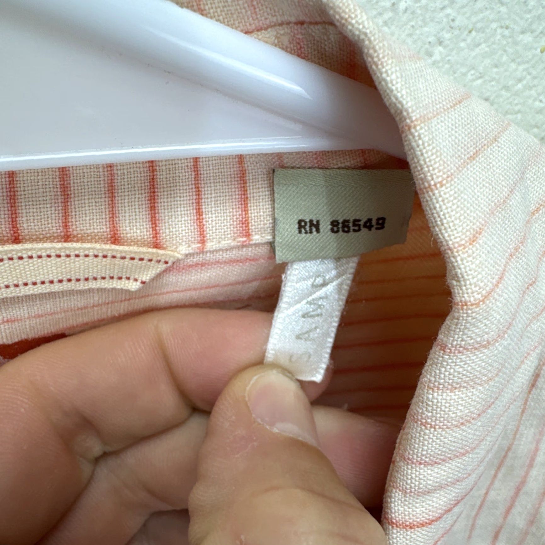 Tommy Bahama VINTAGE Tommy Bahama Men’s Linen Shirt Large Pink Striped Button-Up Casual Beach Resort Size US L / EU 52-54 / 3 - 4 Thumbnail