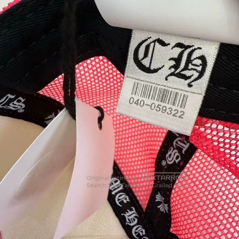 Chrome Hearts CHROME HEARTS Size OS Pink three-cross cap Size ONE SIZE - 4 Thumbnail
