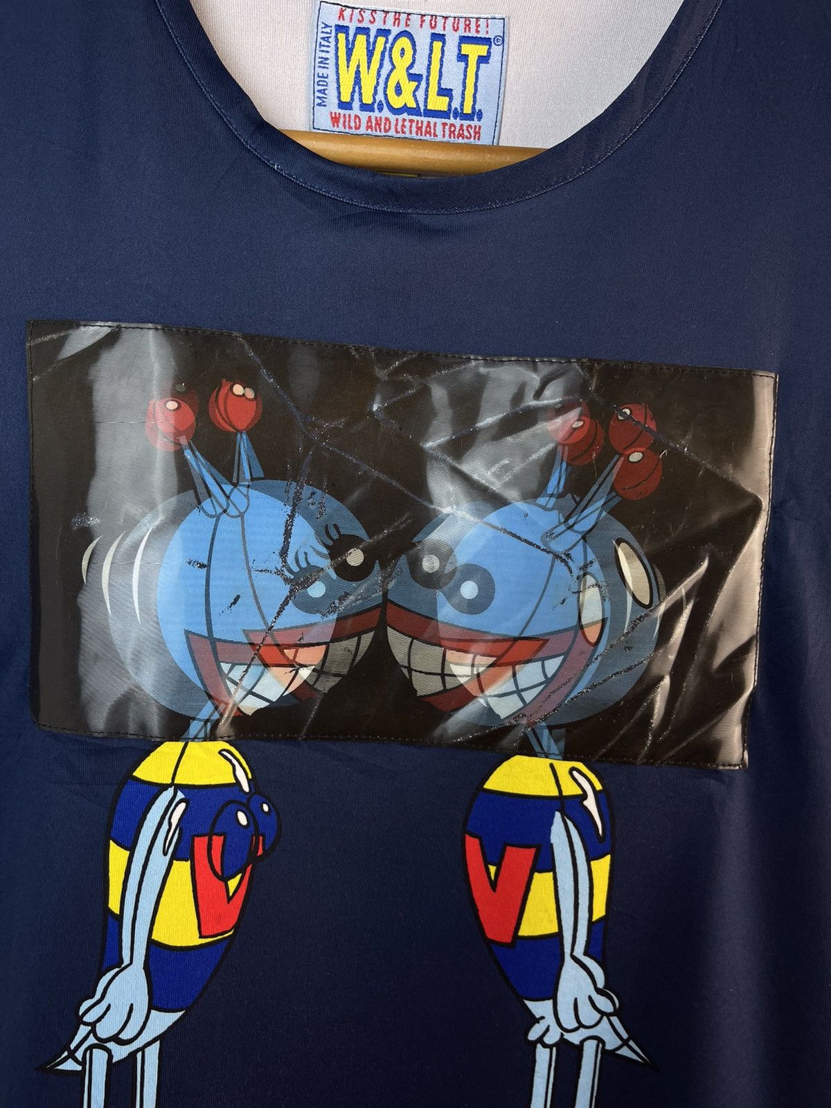 W&LT × Walter Van Beirendonck Rare 1998 W&LT Holographic Couple Jersey Size US L / EU 52-54 / 3 - 9 Thumbnail