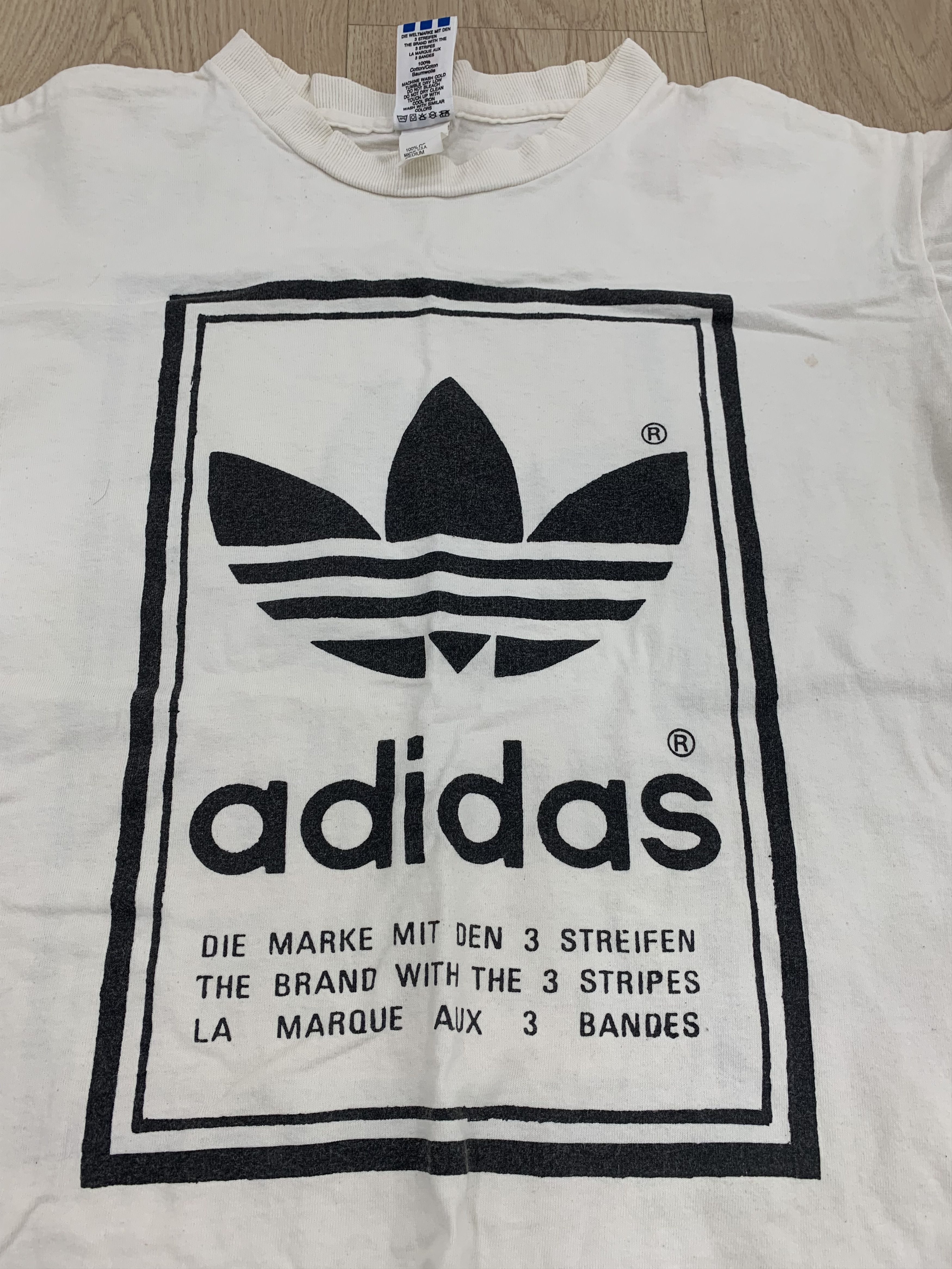 Adidas VTG ADIDAS T SHIRT HYPERBEAST RAP TEE Size US M / EU 48-50 / 2 - 5 Thumbnail