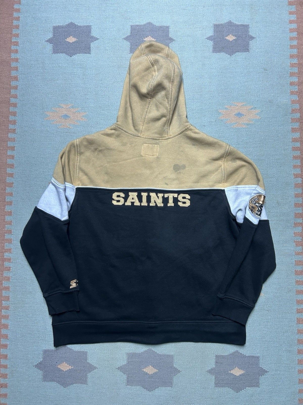 Vintage Starter zip hoodie New Orleans Saints football NFL 3XL Size US XXL / EU 58 / 5 - 7 Thumbnail